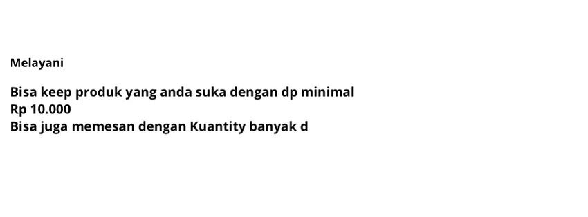 info pemesanan