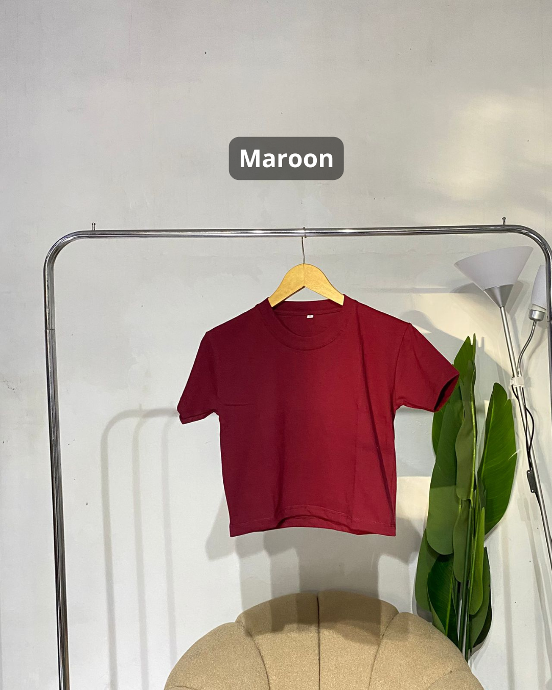 kaos polos slim wanita