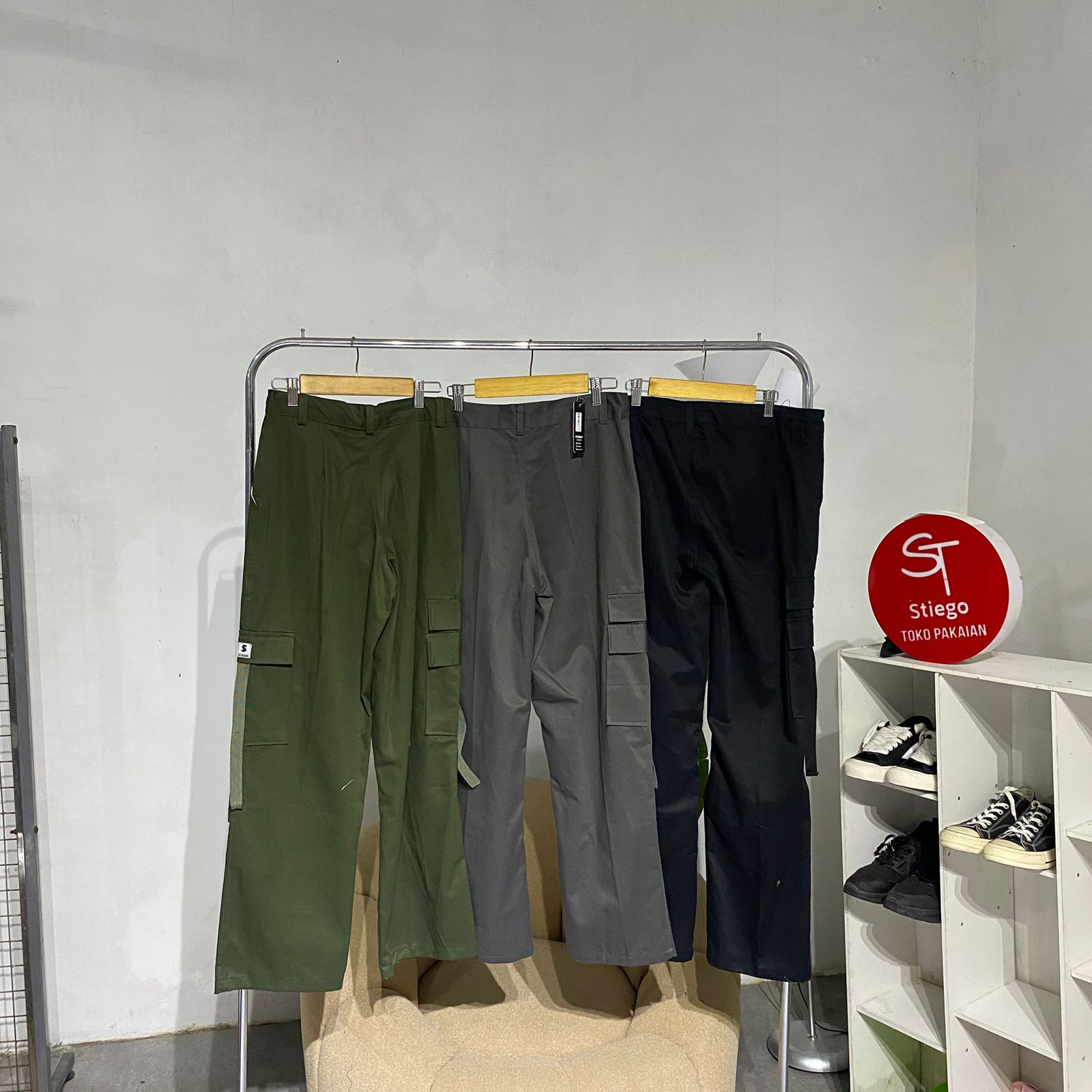 celana panjang Stiego Cargo Twil