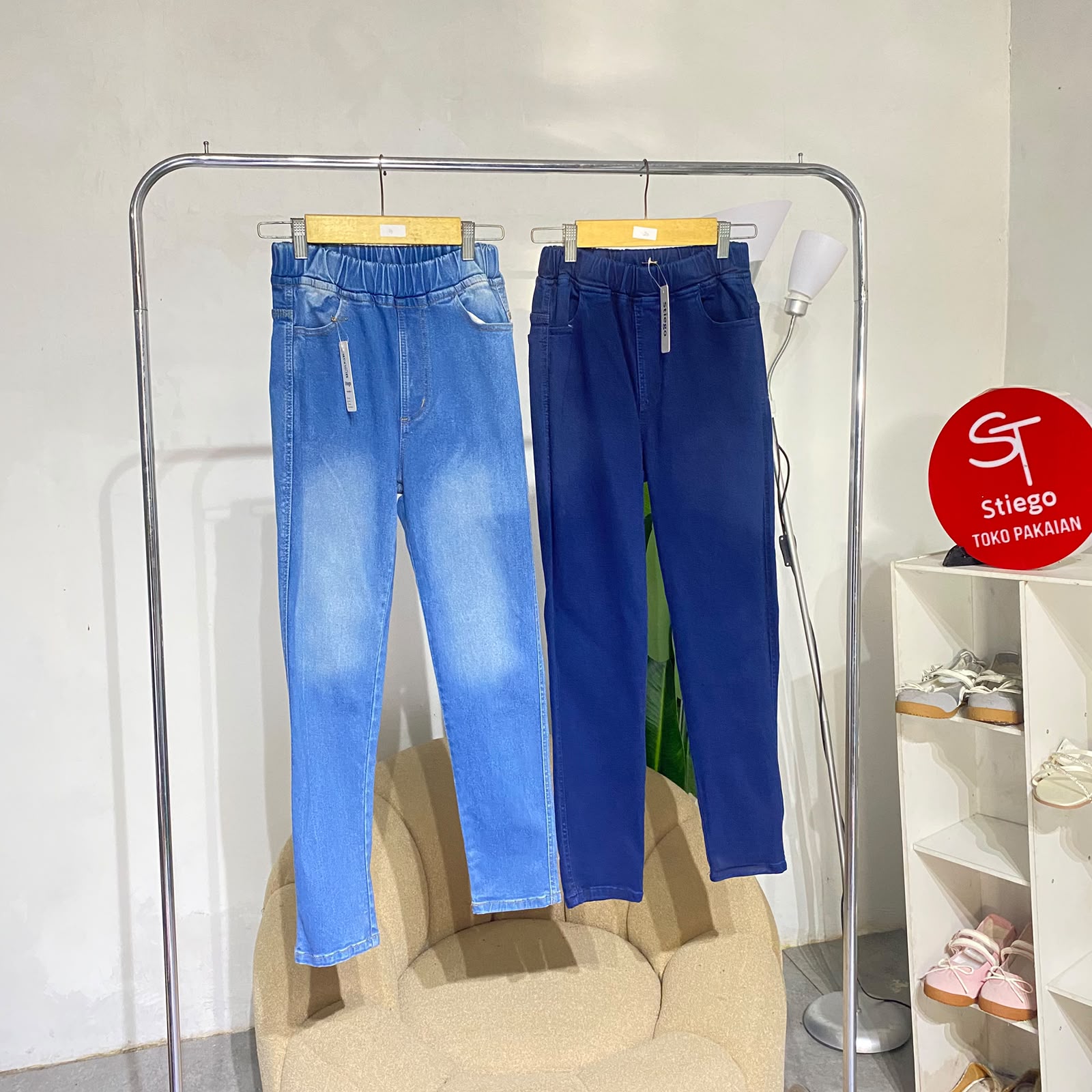 Celana wanita jeans leging wanita
