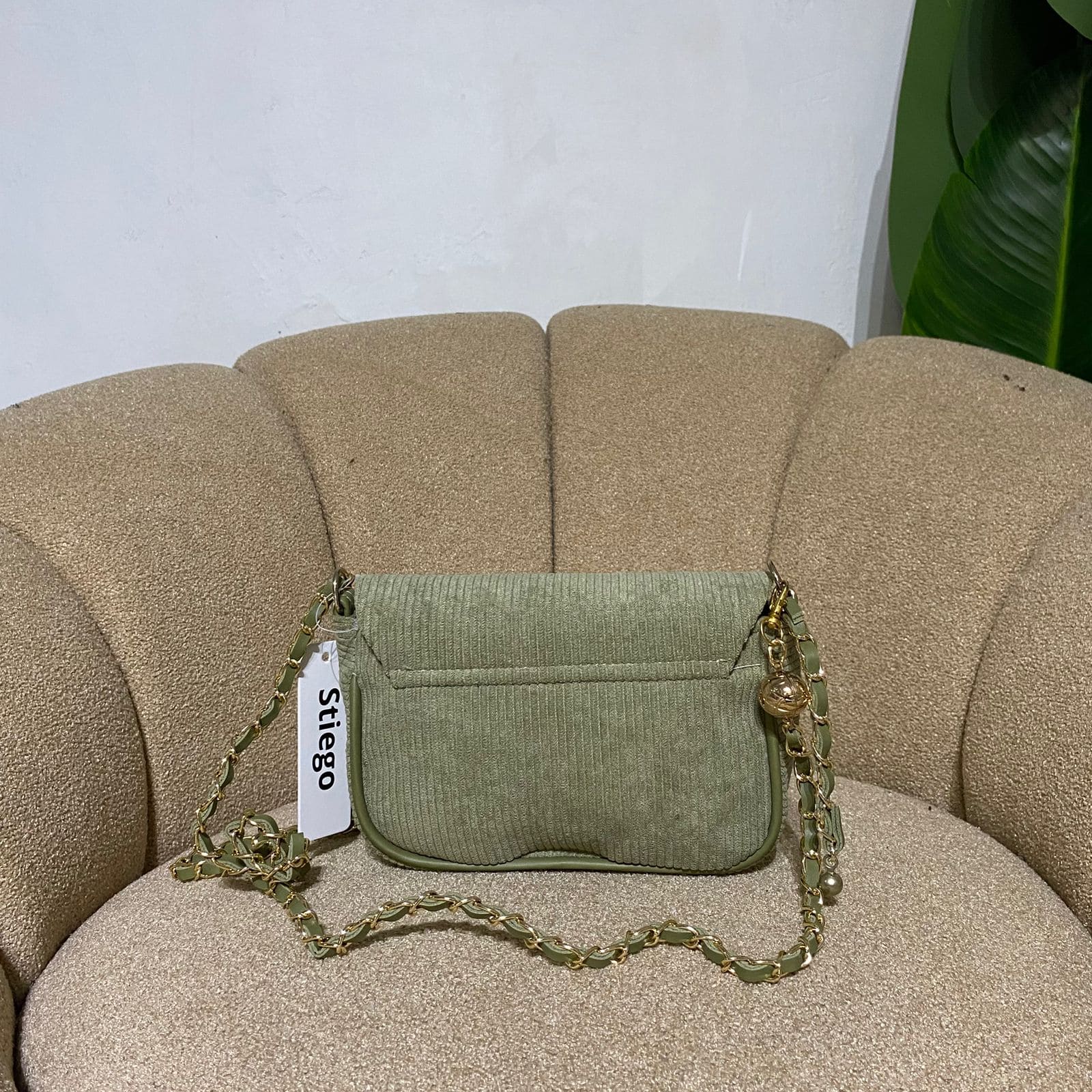 Tas slempang wanita otg motif Mix Corduroy