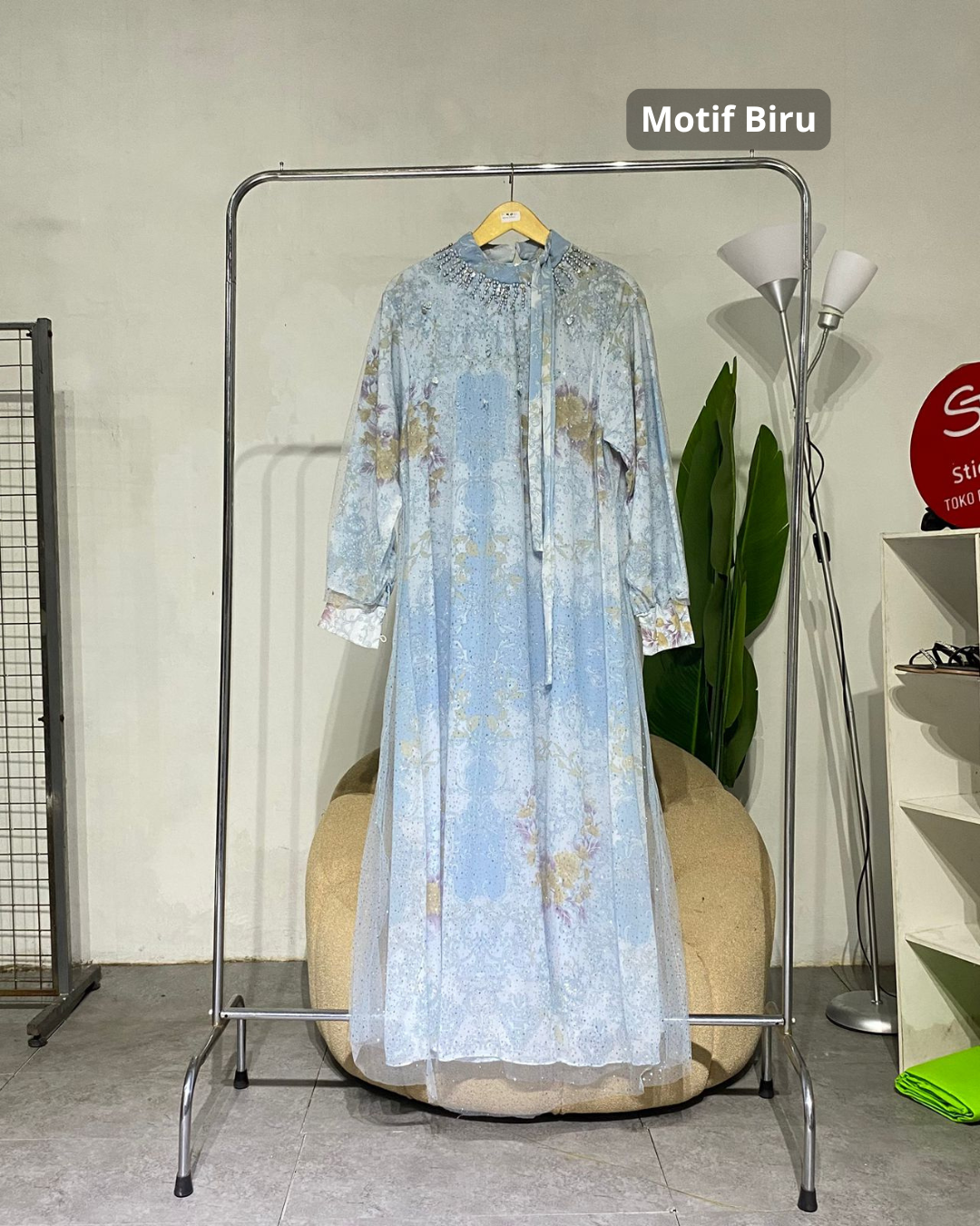 Gamis Wanita mawah  ceruty dres 03