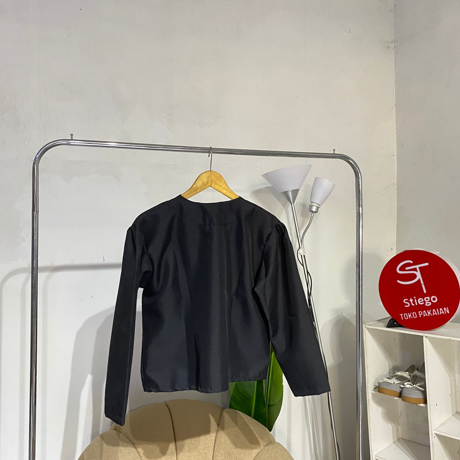 Blazer twil wanita