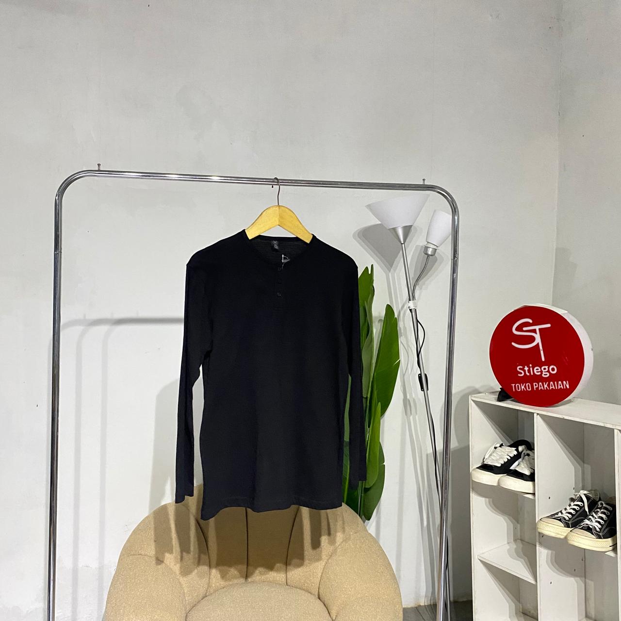 Kaos polos heney Basic  lengan panjang pria
