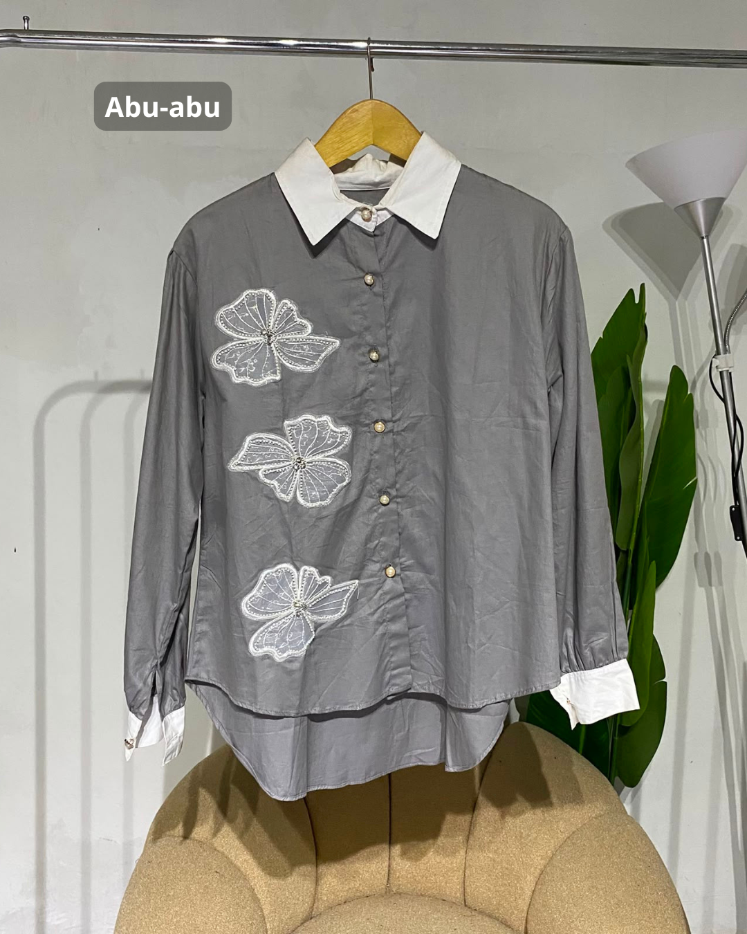 Kemeja Wanita bunga 5591