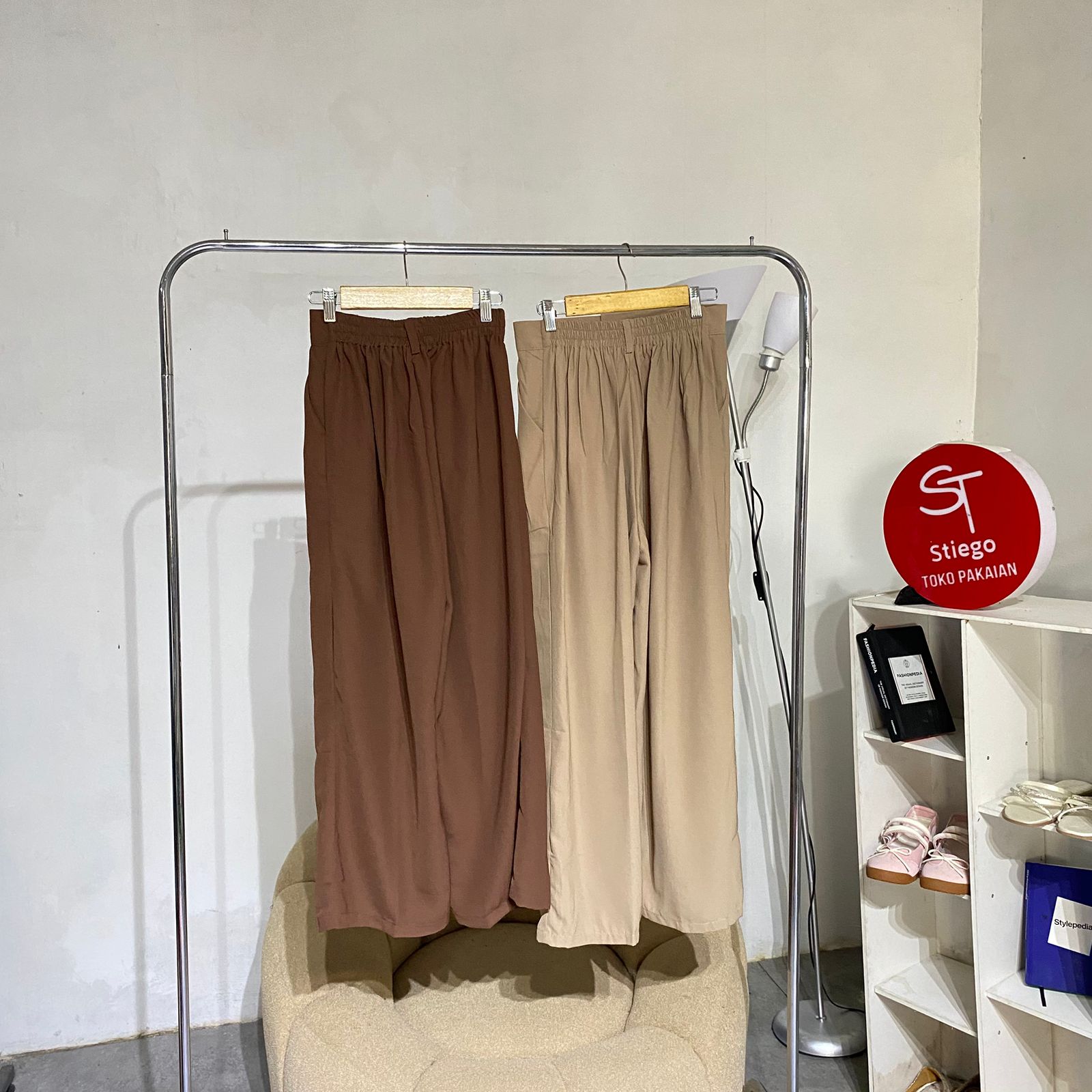 Celana wanita loose sivaly