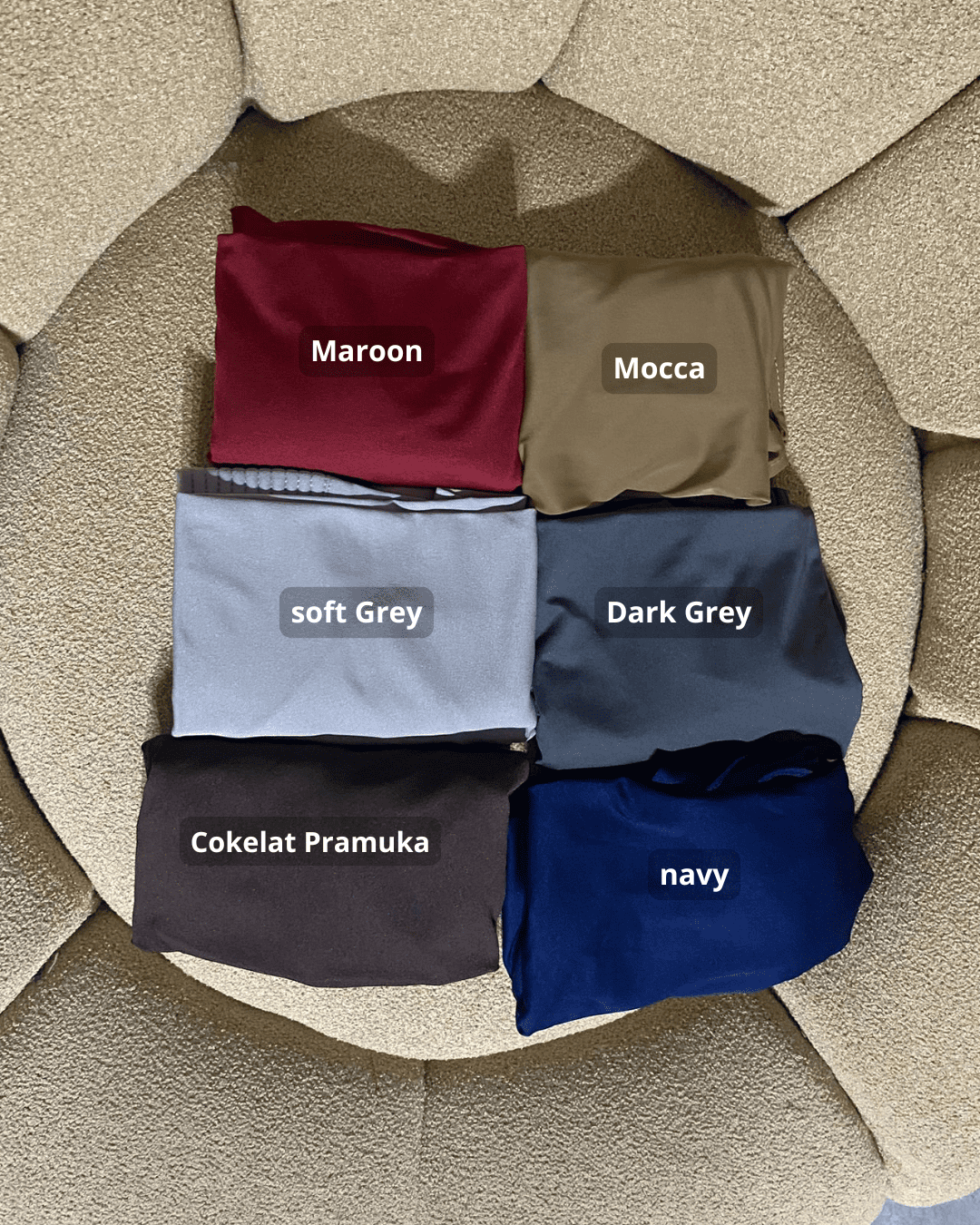Hijab wanita kalisha fatimah instan bergo ( size m  )