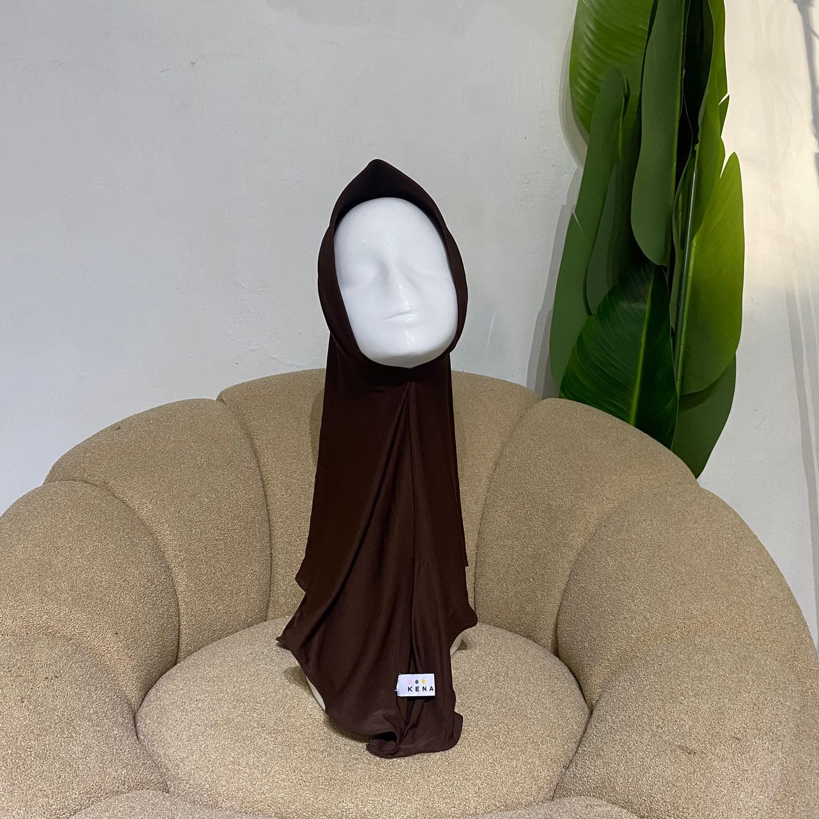 Hijab wanita kenan dzevada instan bergo pet size m