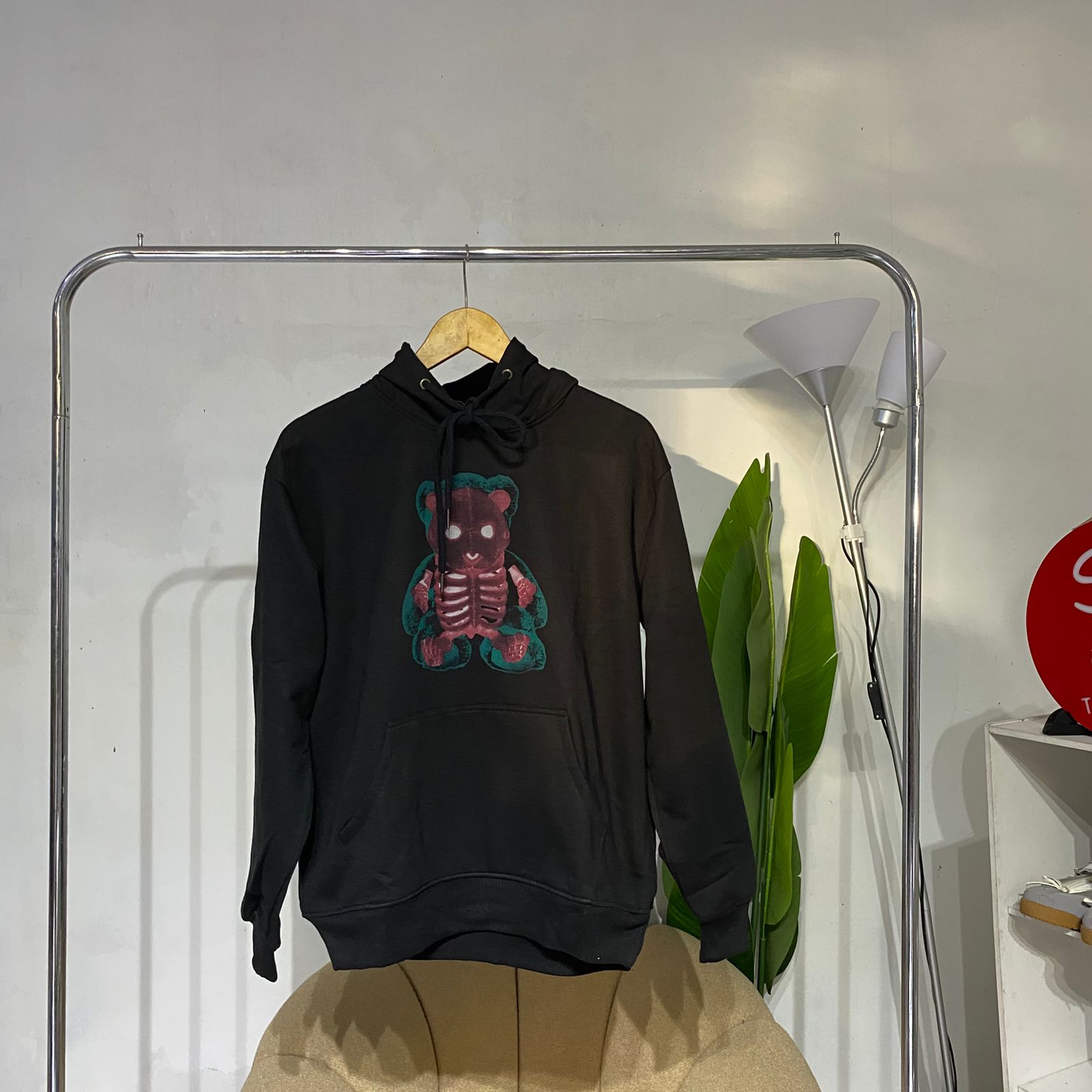 Atasan wanita hoodie beruang