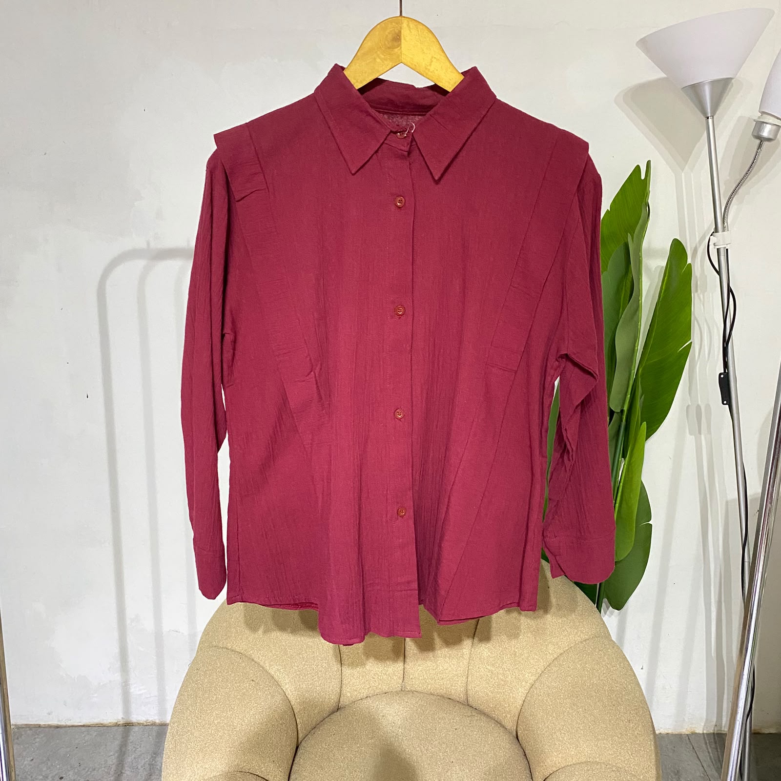 Kemeja Wanita marun 1031