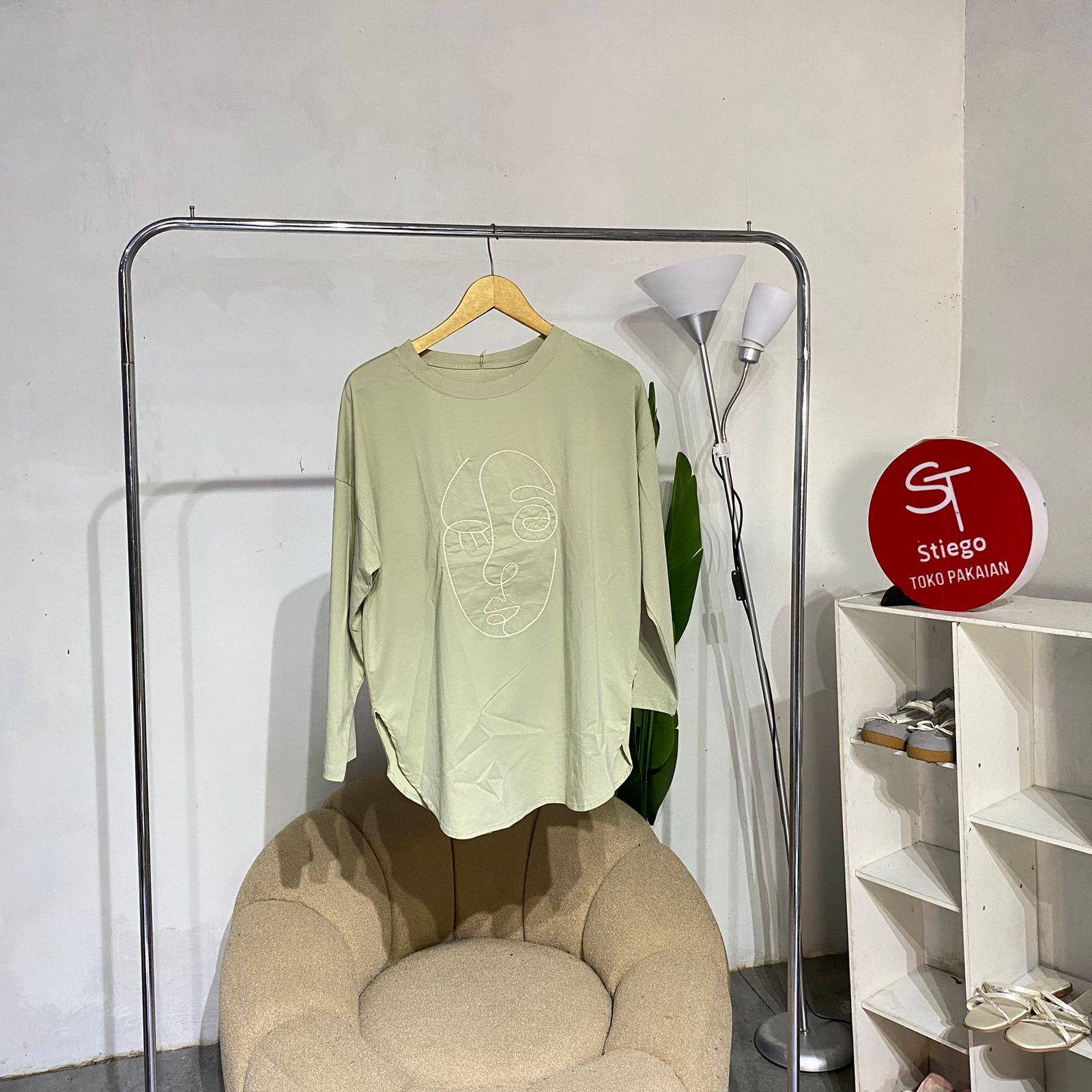 Kaos wanita  oversize 839