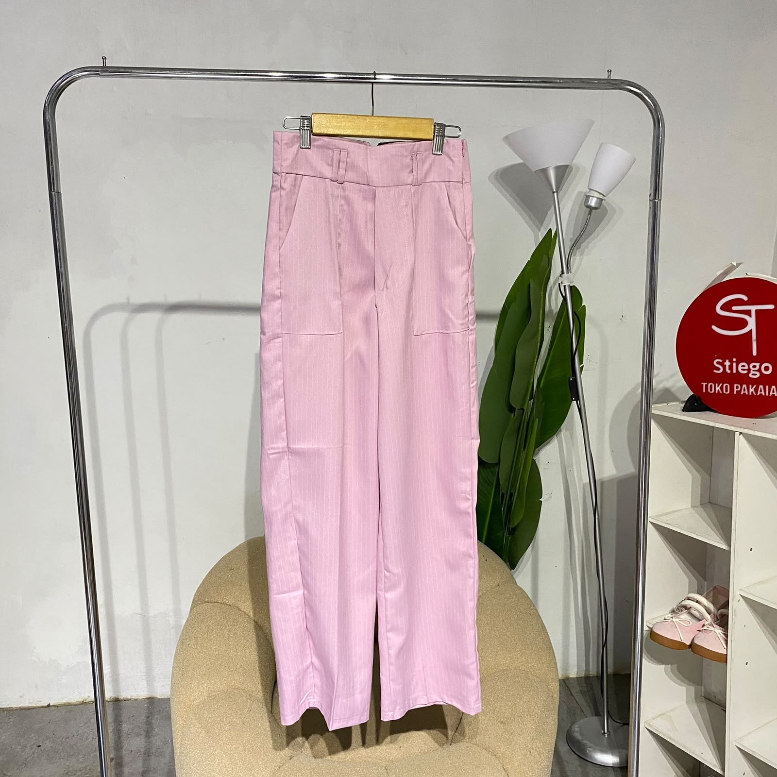 Celana wanita stripe bellmode