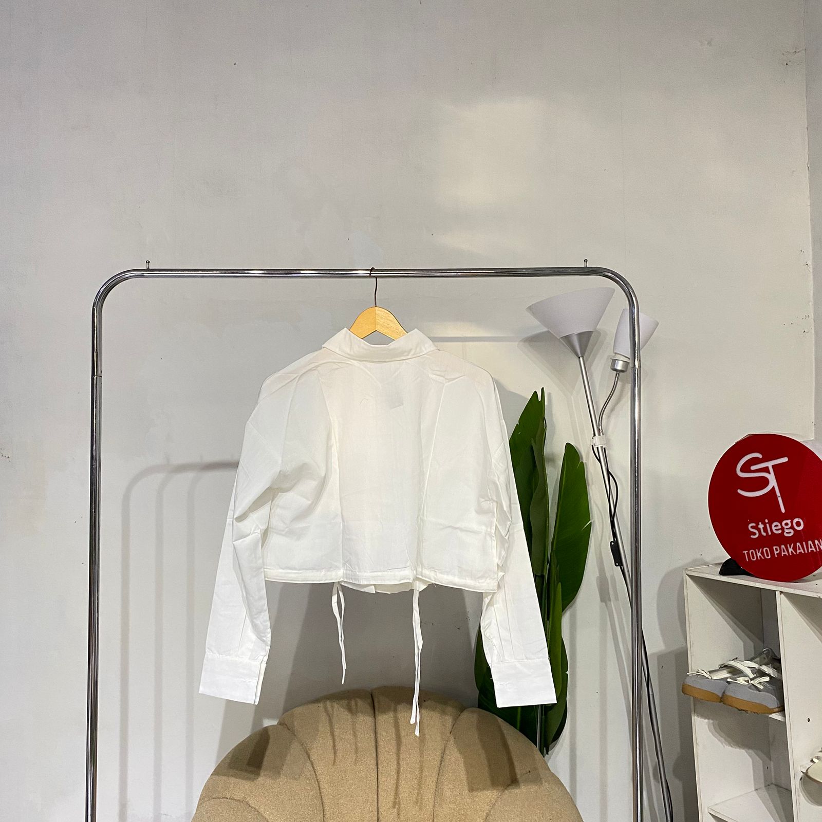 kemeja wanita crop lvkb 0156