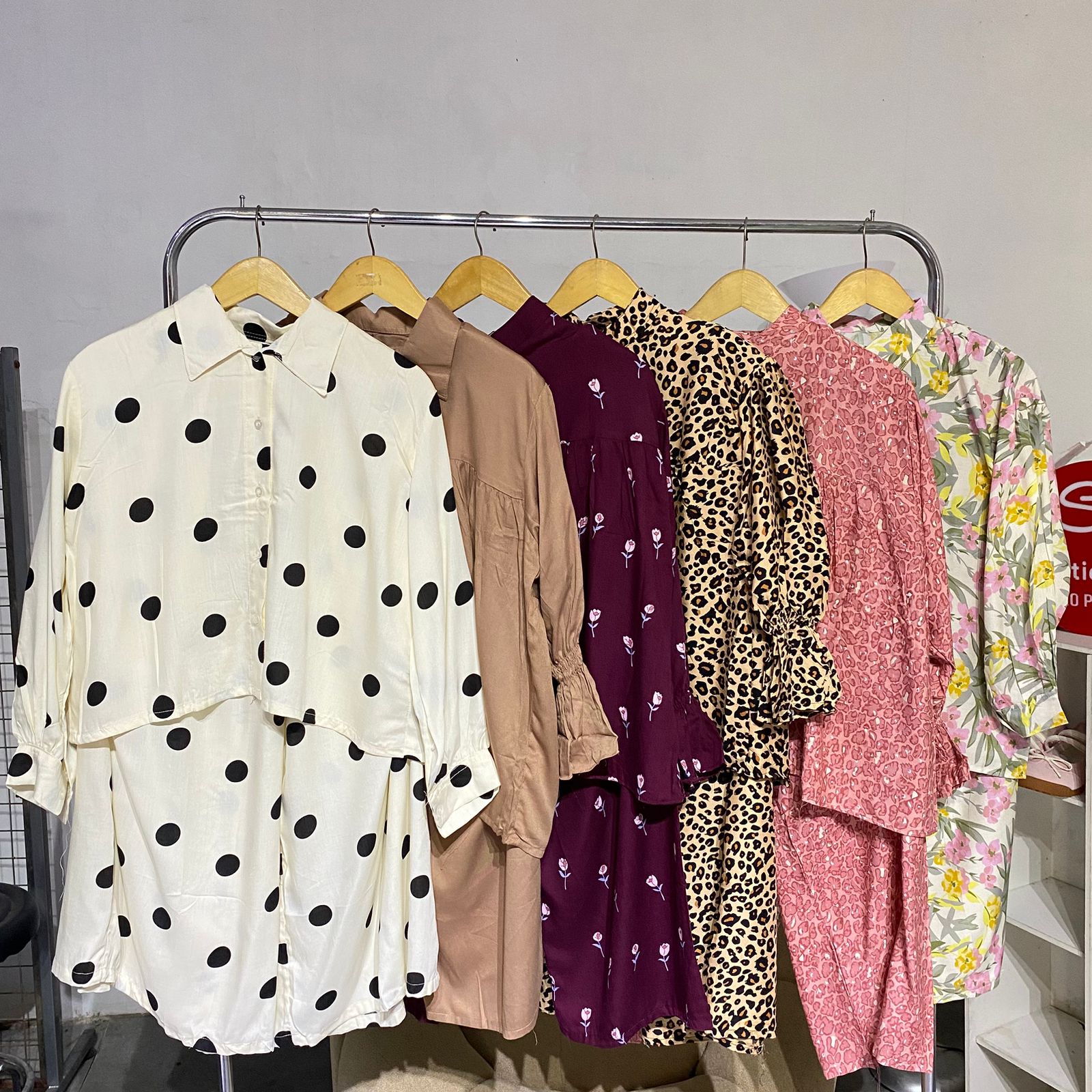 onset wanita rayon   atasan & celana