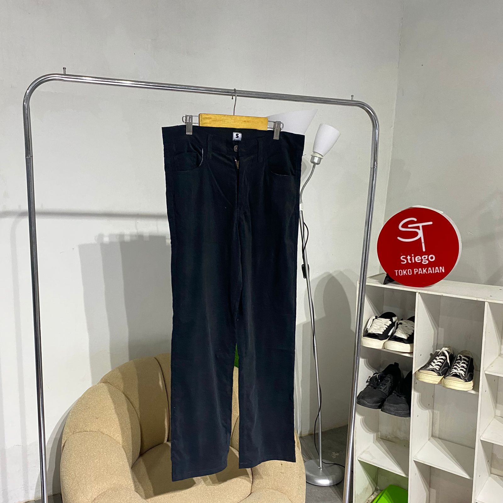 Celana Corduroy Pants Legular pria