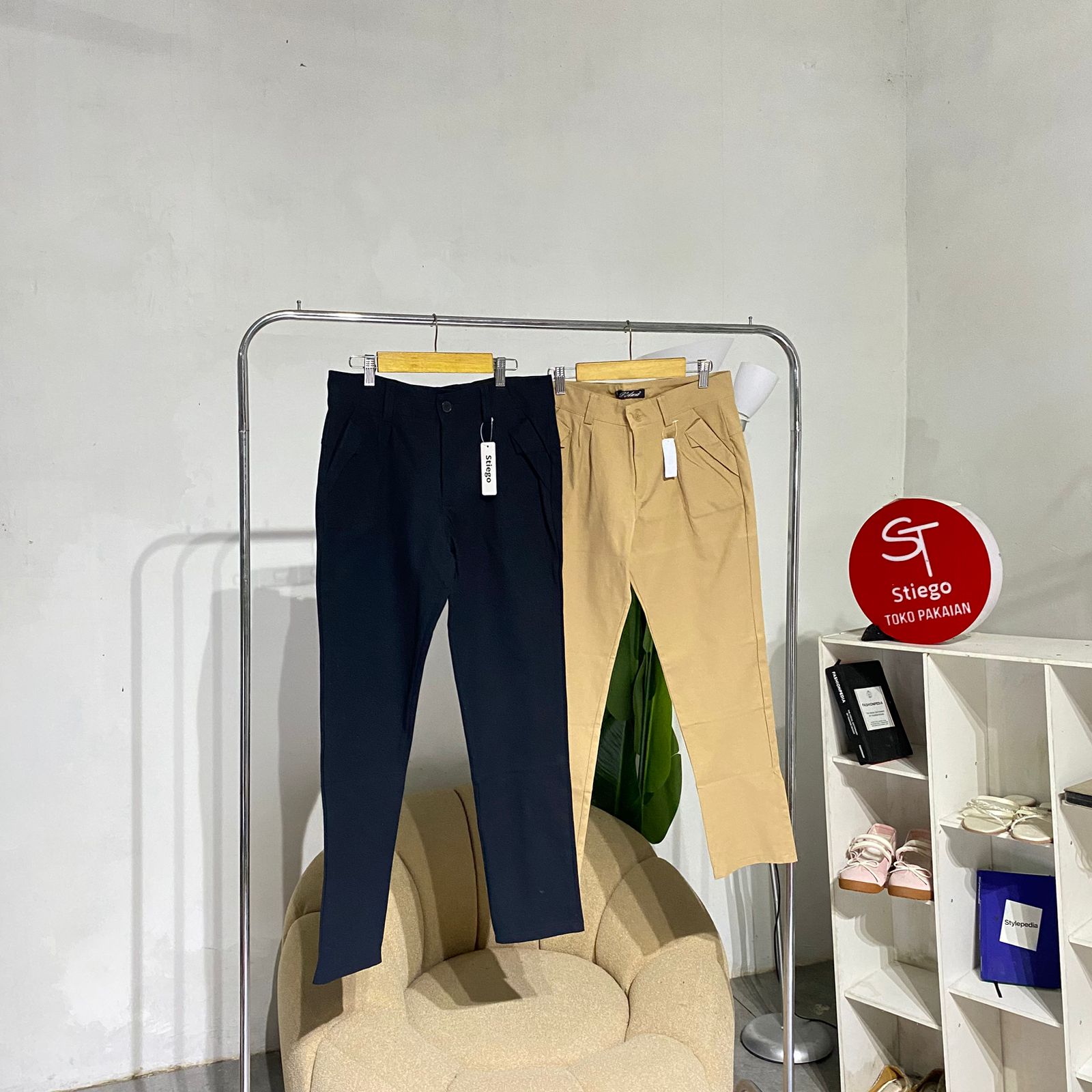 Celana wanita chinos formal pencil  kerja
