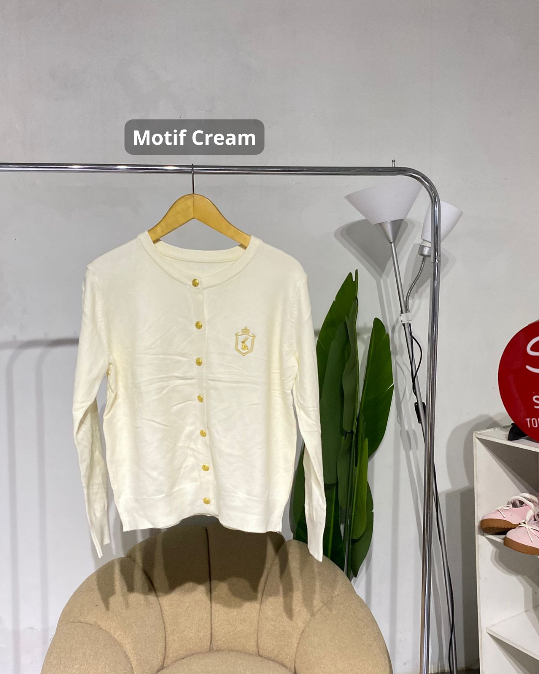 Atasan knit cardigan sweater zauza