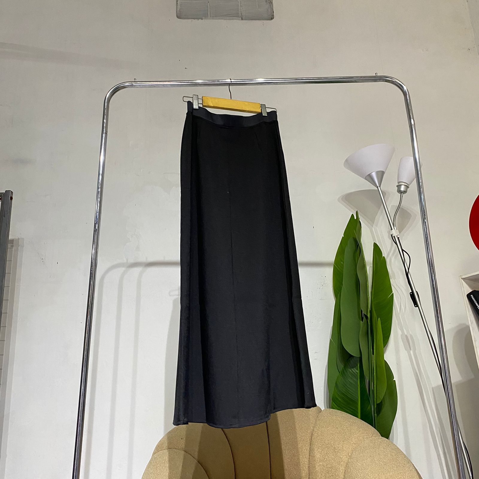 Rok wanita span polos
