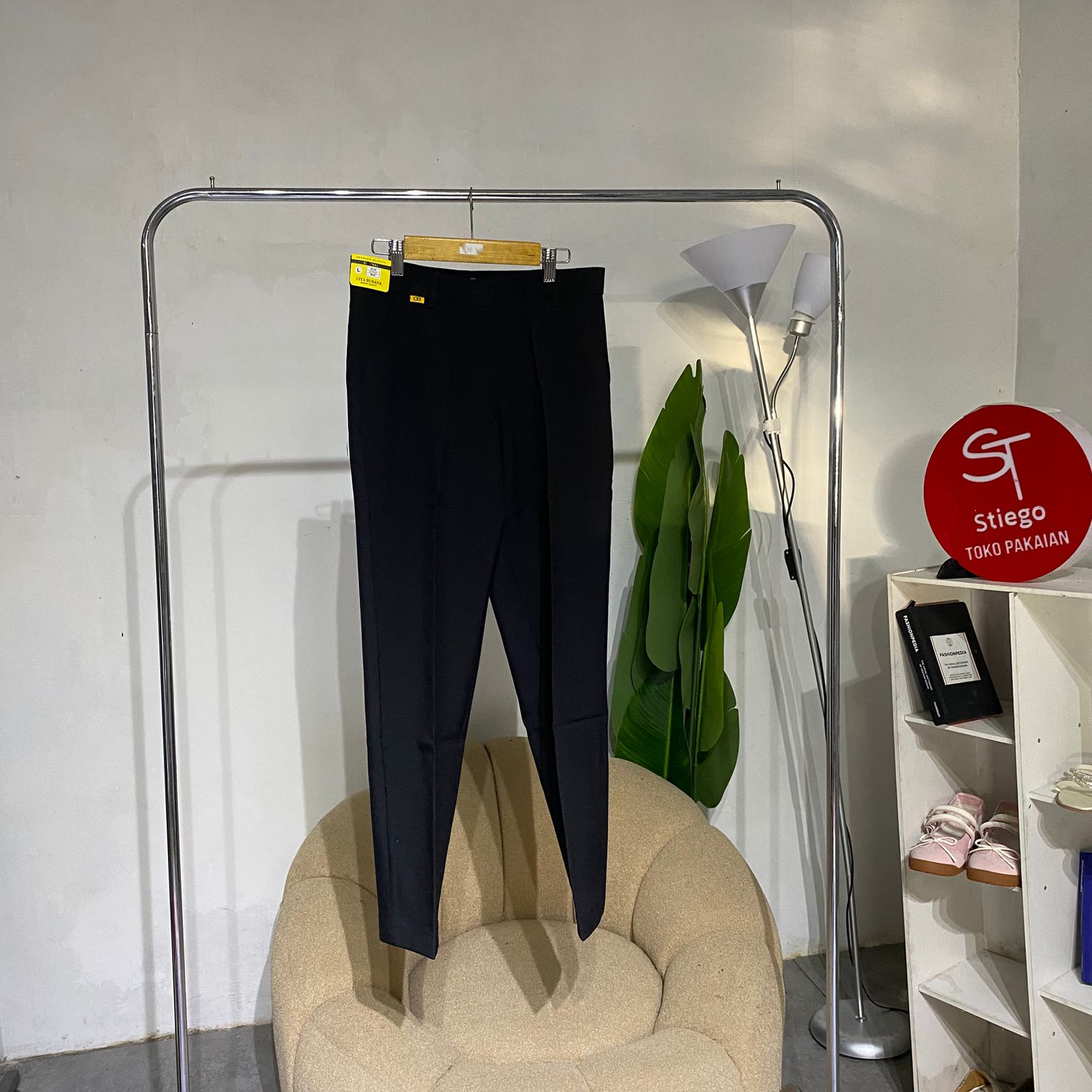 Celana wanita formalm Cl 0240 kcl hitam