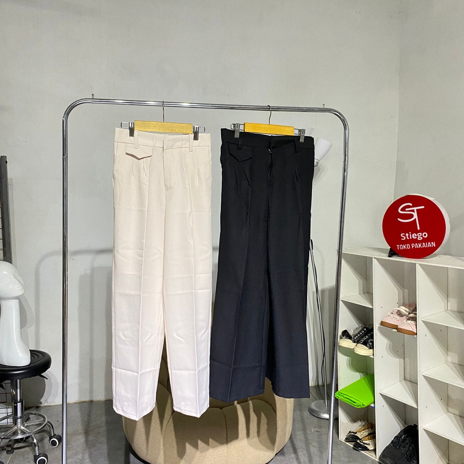 Celana panjang oro pants wanita nomina celana formal high waist trouser kerja