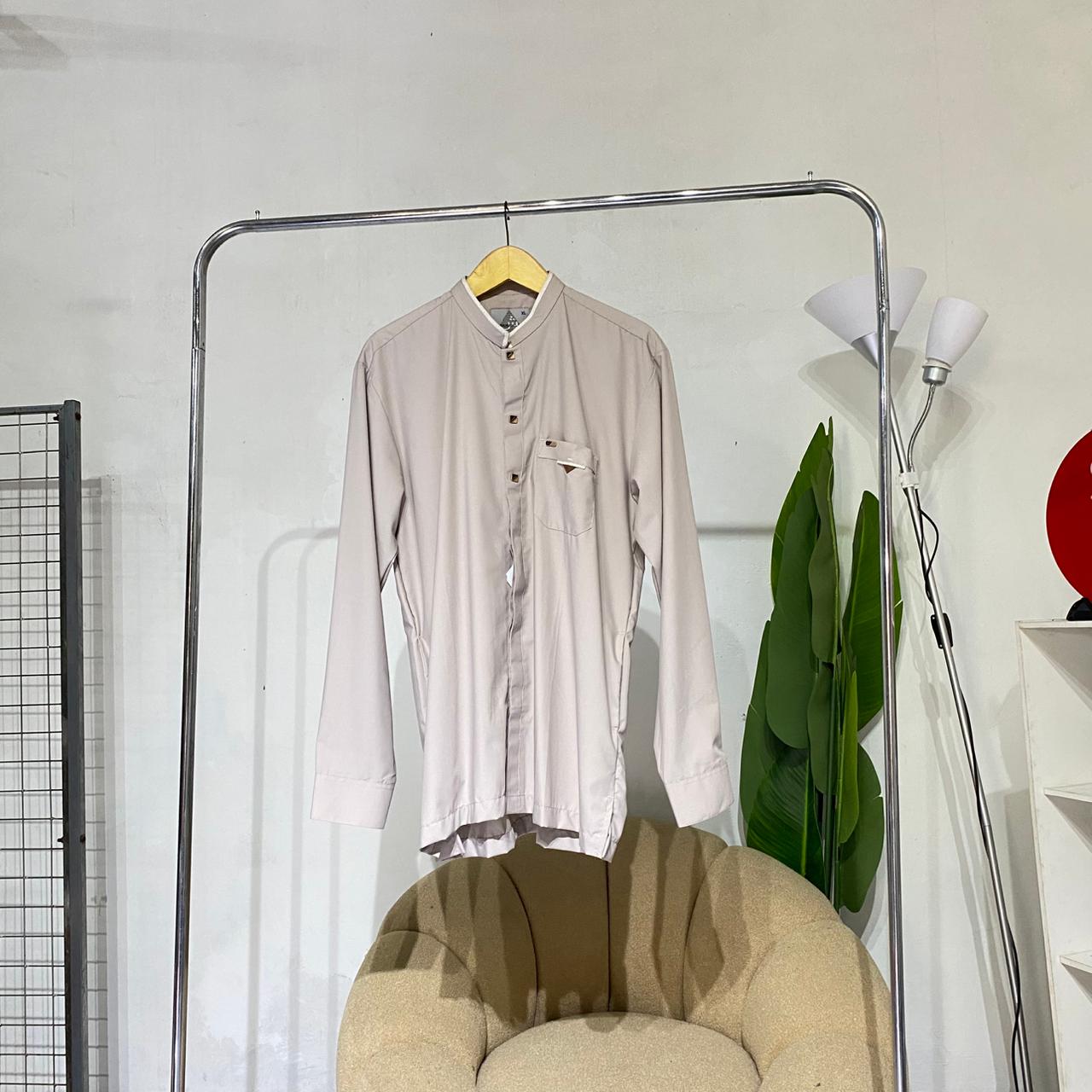 Kemeja pria koko tob new  muslim pria  lengan panjang