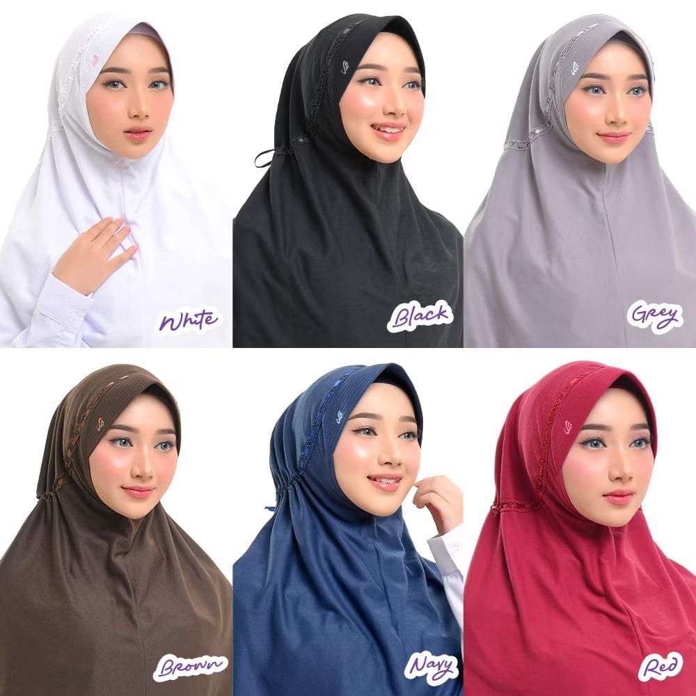 Hijab krudung wanita Rabbani ( Hemy ) ukuran M