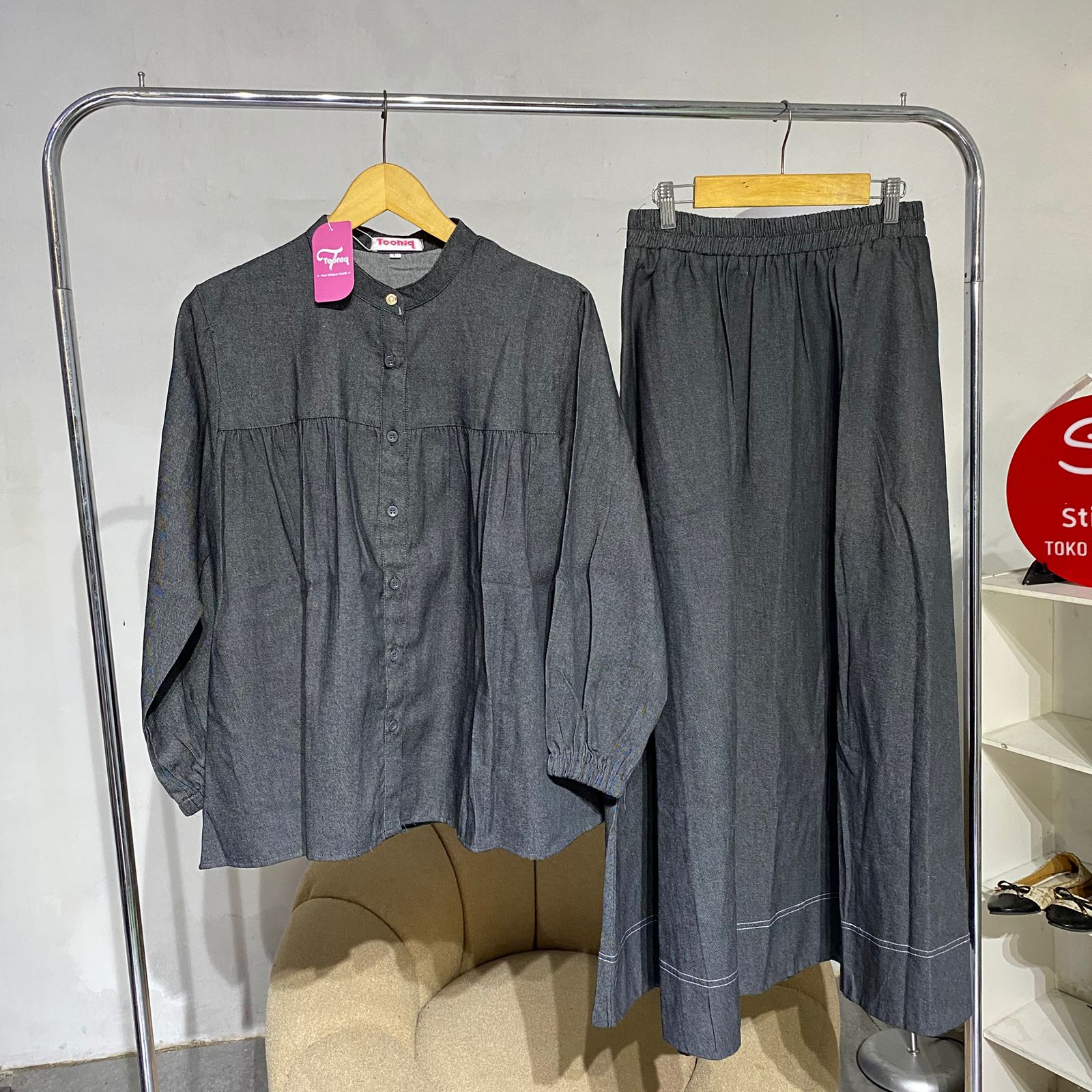 onset  wanita  denim  Tooniq