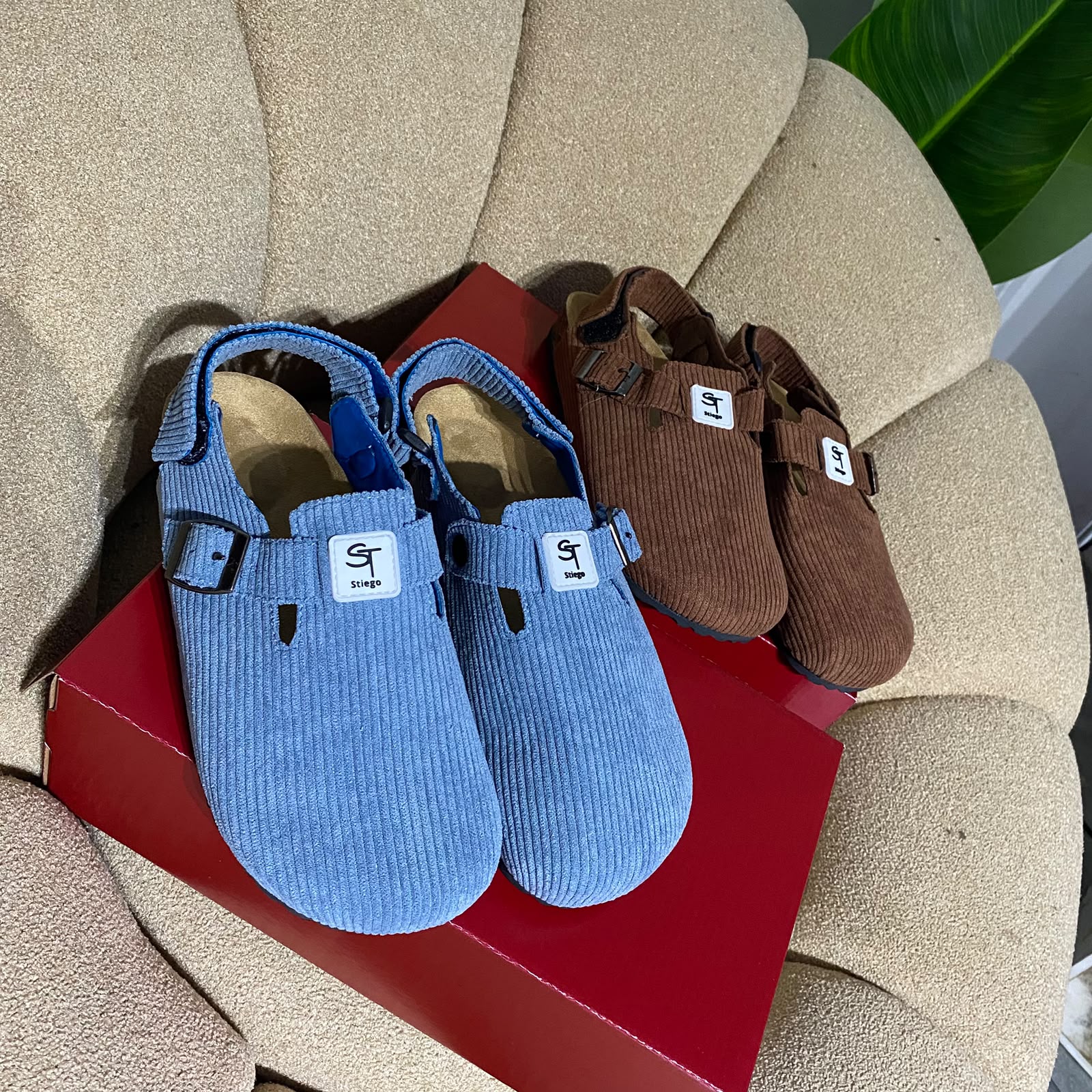 Stiego sepatu sandal clogs unisex pria & wanita