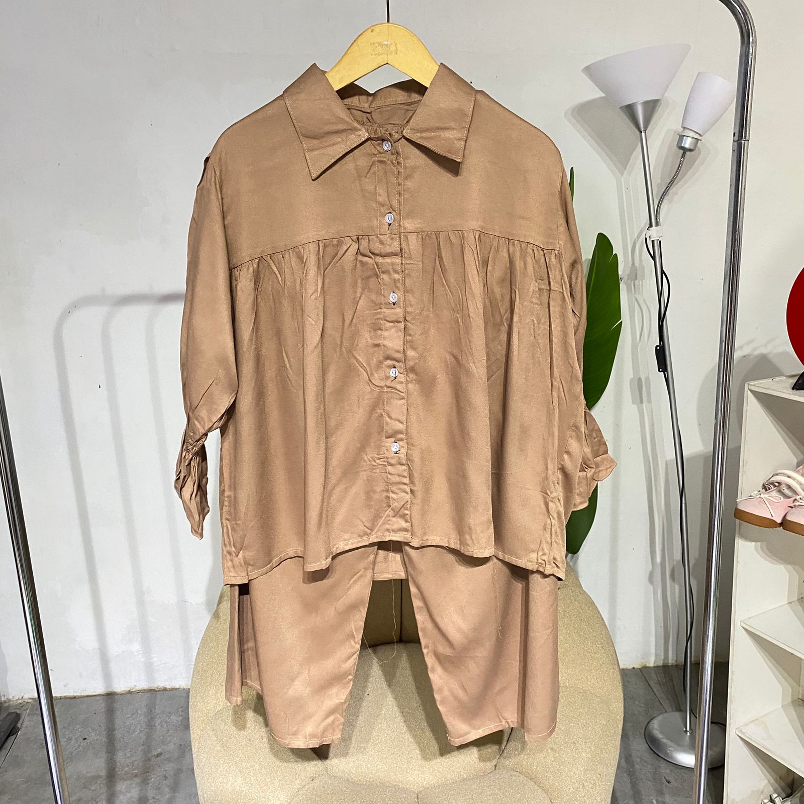 onset wanita rayon   atasan & celana