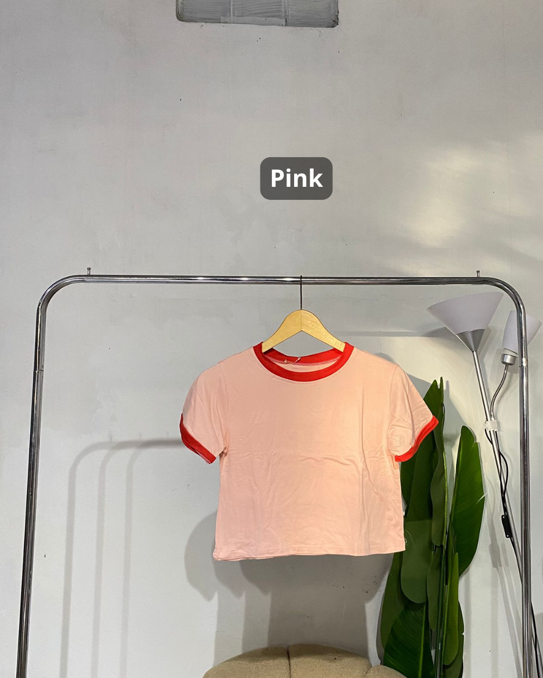 kaos polos slim wanita