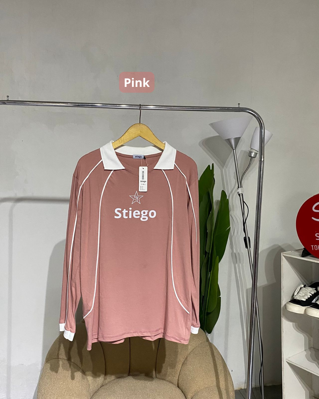 Stiego Kaos Apparel lengan panjang  streetwear star bintang vol 03 (wanita )