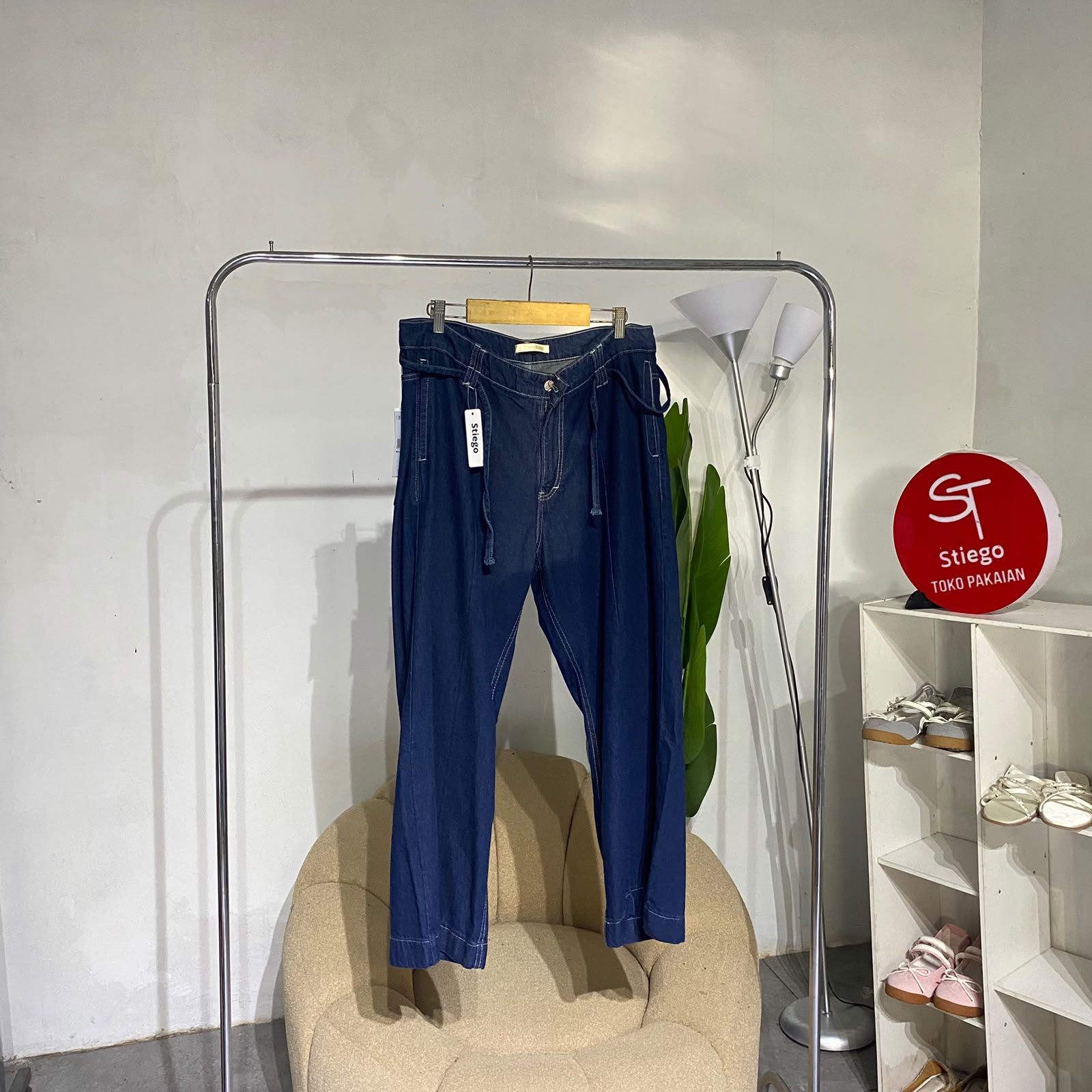 Celana wanita jeans kulot cocolie 1297 wanita