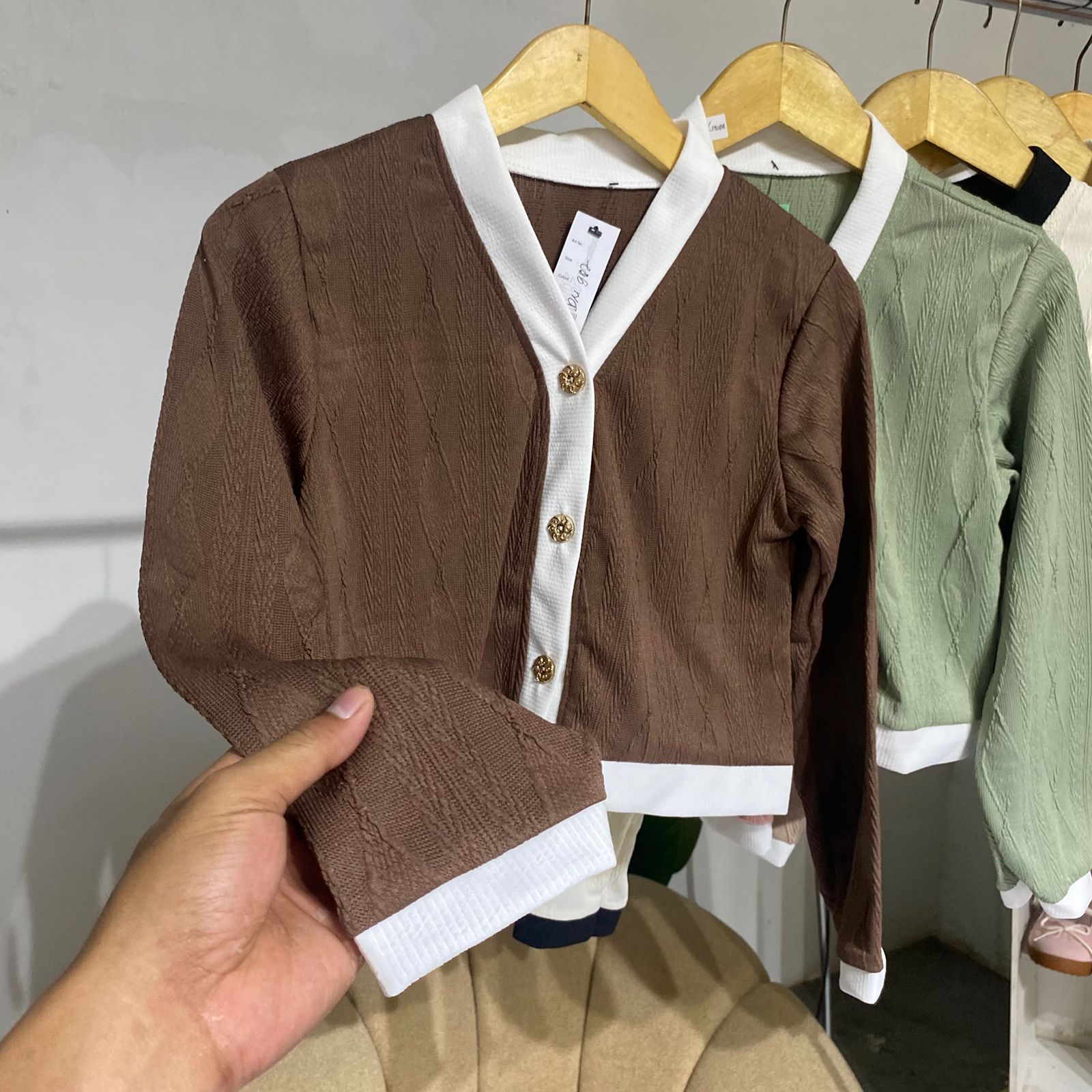 Atasan wanita aca lengan panjang