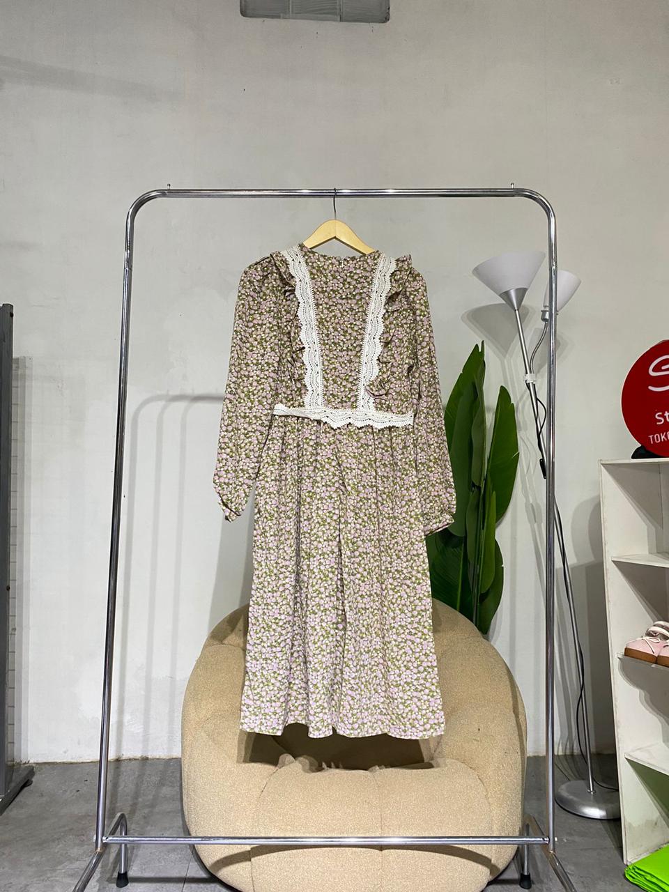 Gamis bunga wanita 1252 part 02