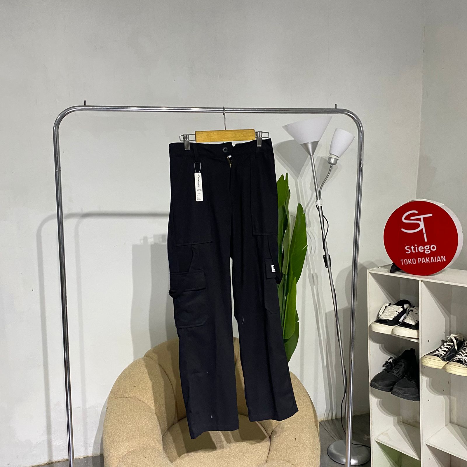 Celana pria stiego cargo soul