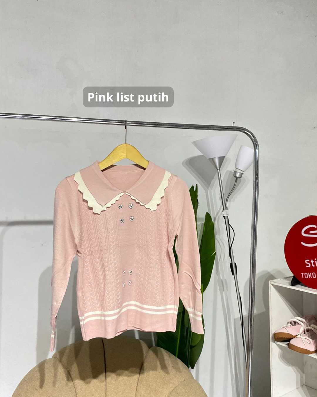 Atasan knit sweater izi