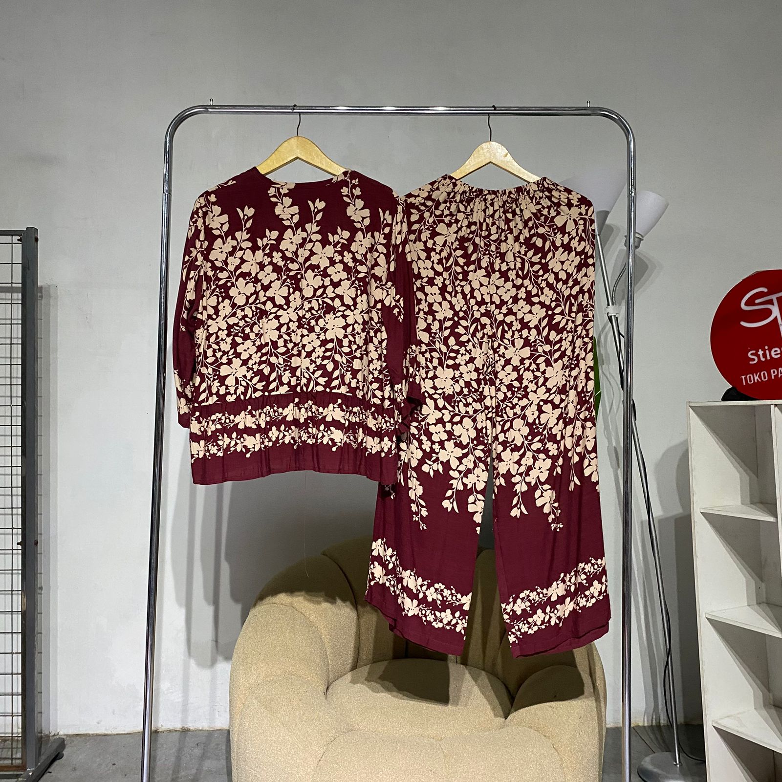 Oneset wanita setelan rafela 05