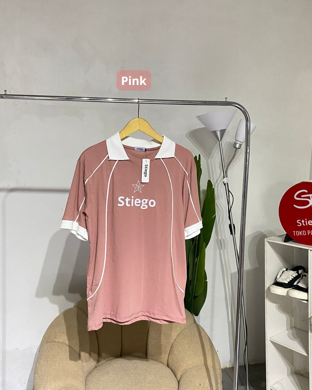 Stiego Kaos Apparel lengan pendek   streetwear star bintang vol 03 ( pria )