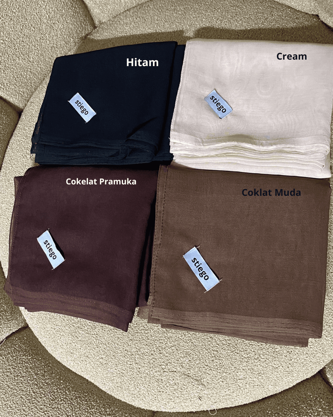 Hijab wanita Hijab Segiempat Paris Japan Original