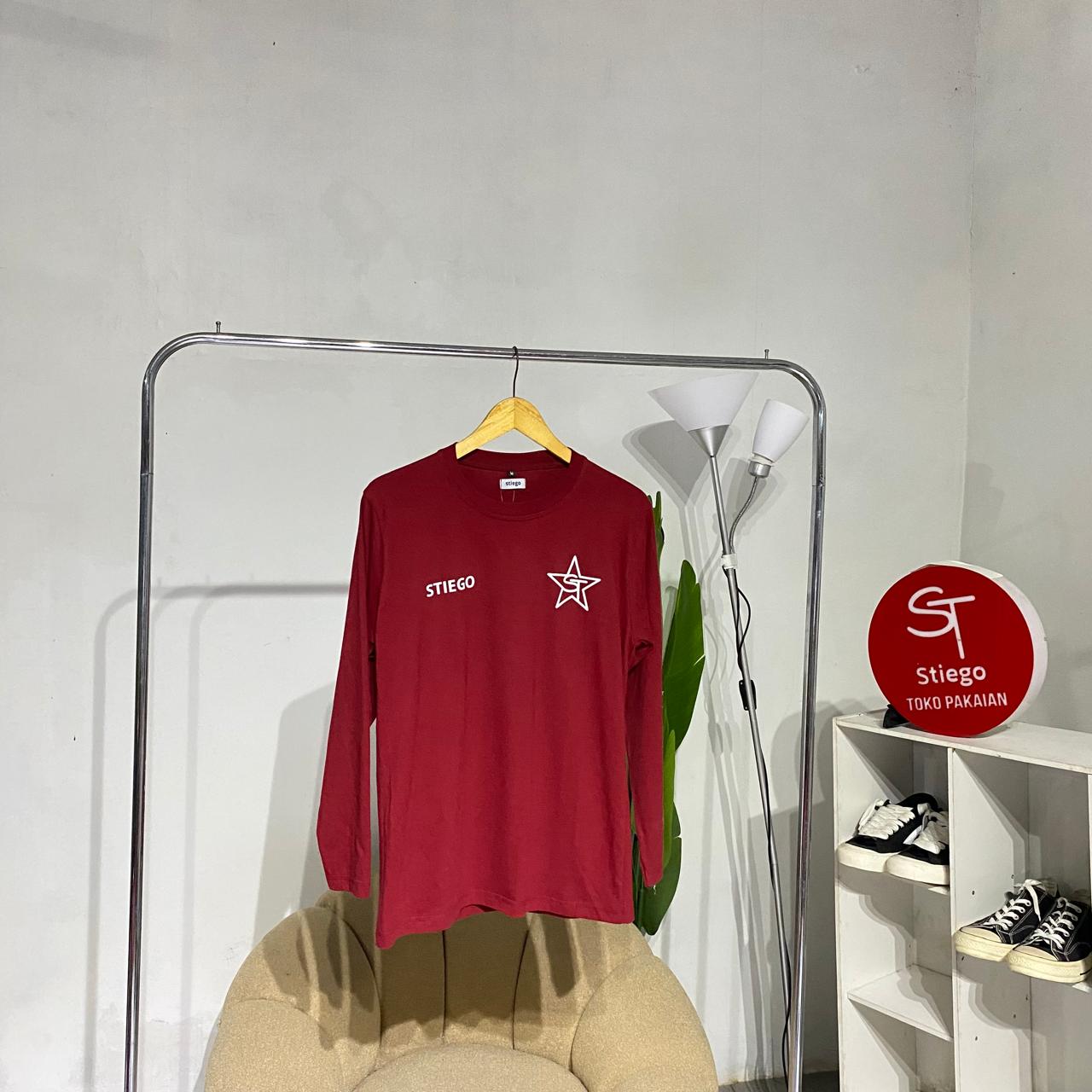 Stiego Kaos Apparel lengan panjang streetwear star bintang vol 02 ( wanita )
