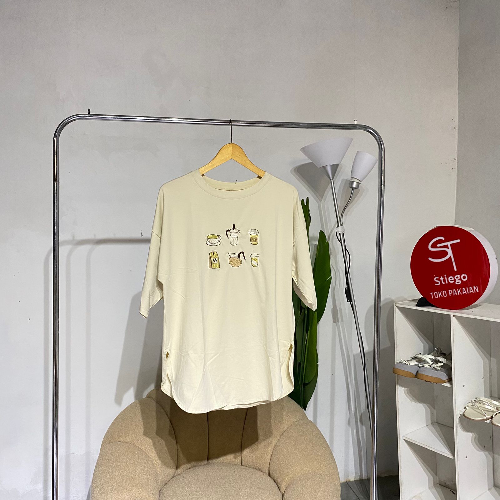 kaos  wanita oversize  839