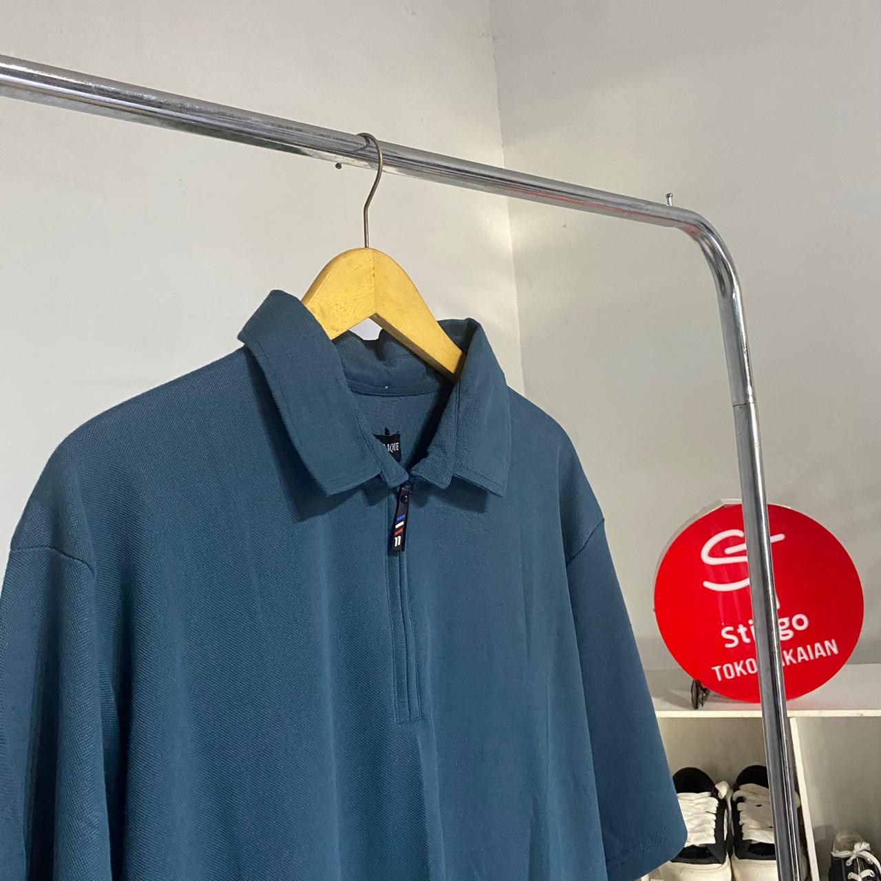 Atasan kaos polo paraque pria lengan pendek