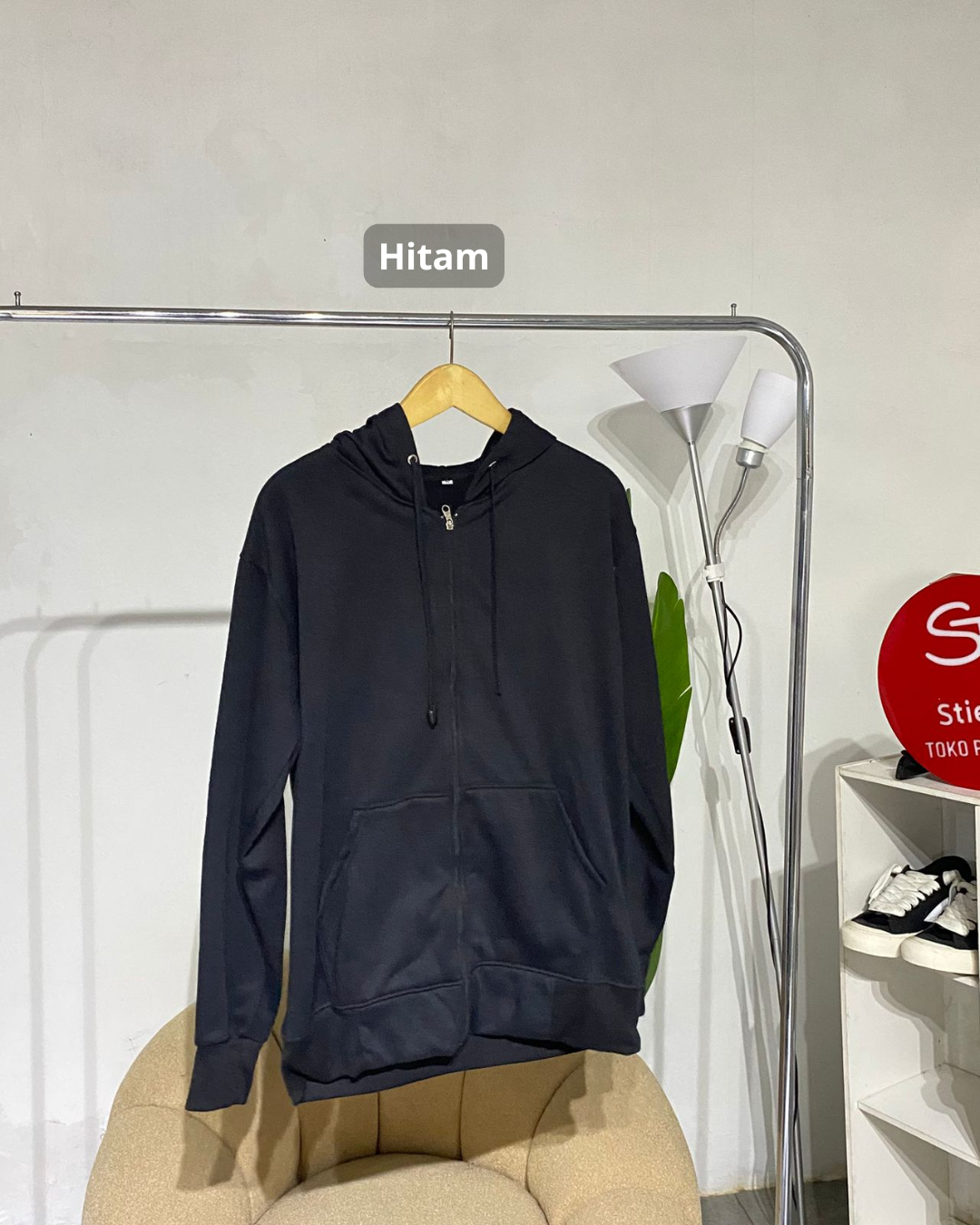 Sweater Hoodie Polos Zipper jaket Switer ( XL )