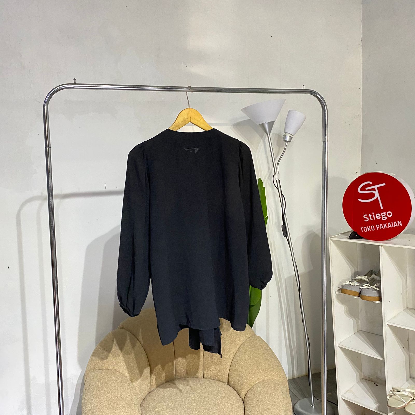 atasan  wanita blazer  hijab bycf