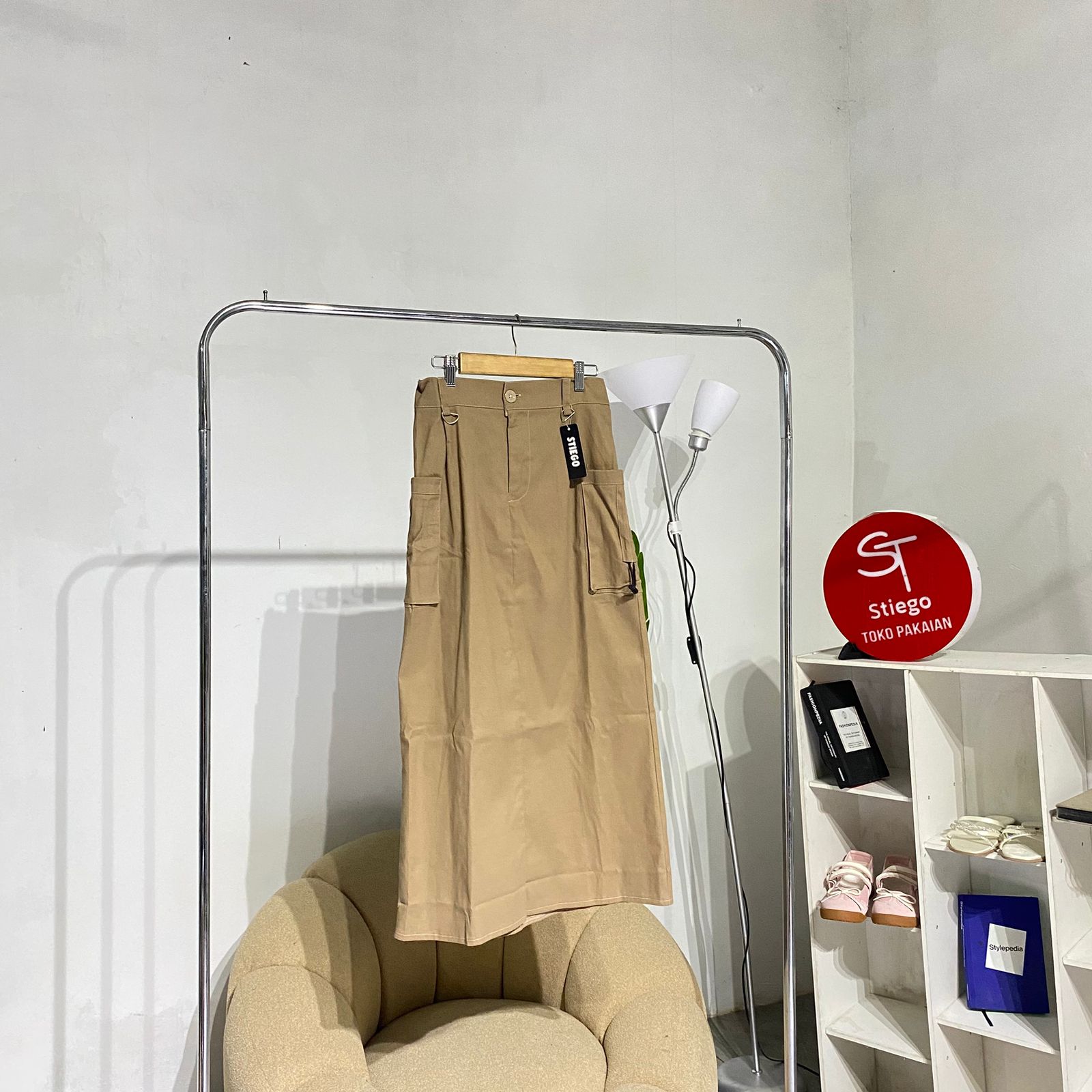 Rok wanita cargo 891