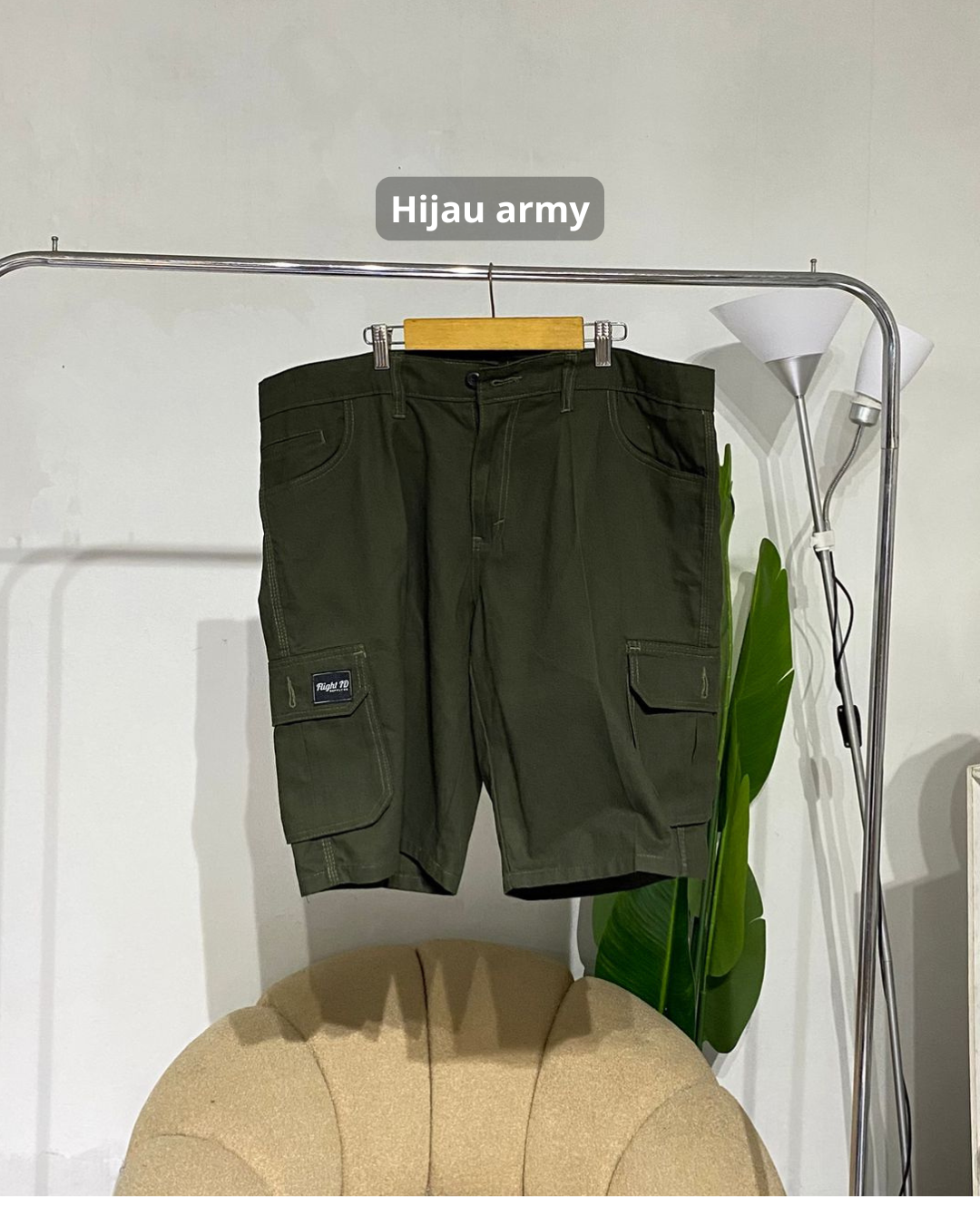 Celana Pendek pria Cargo  Flight Id