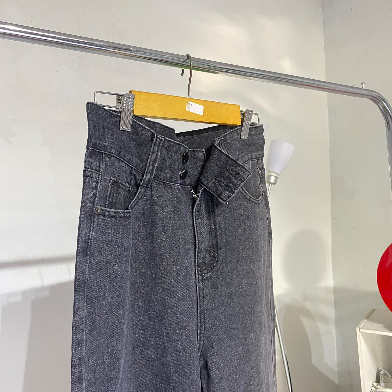 Celana wanita jeans highwaist  wanita korea