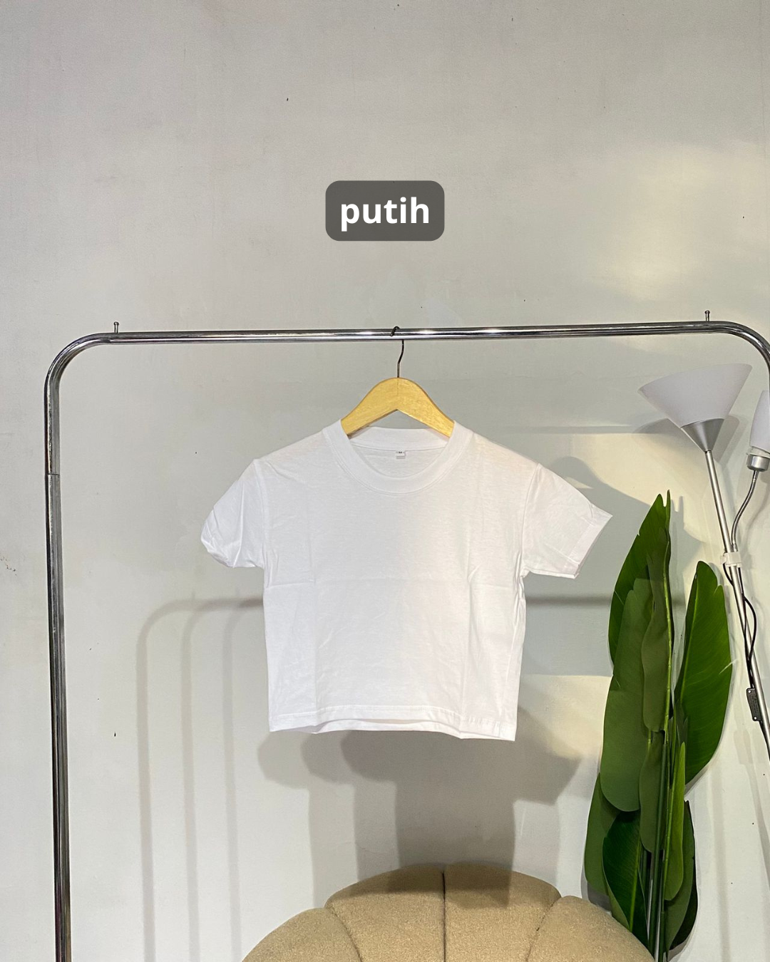 kaos polos slim wanita