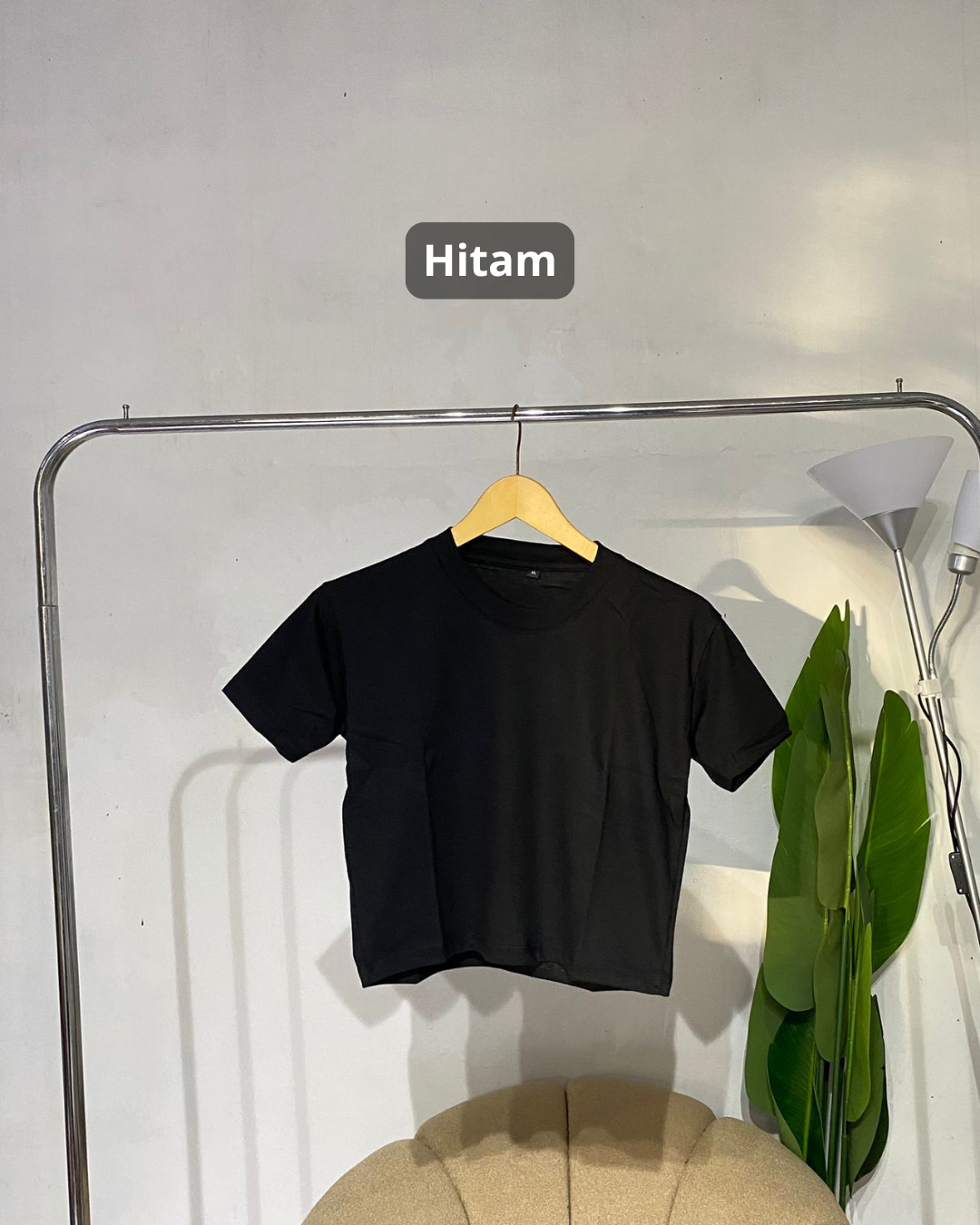 kaos polos slim wanita