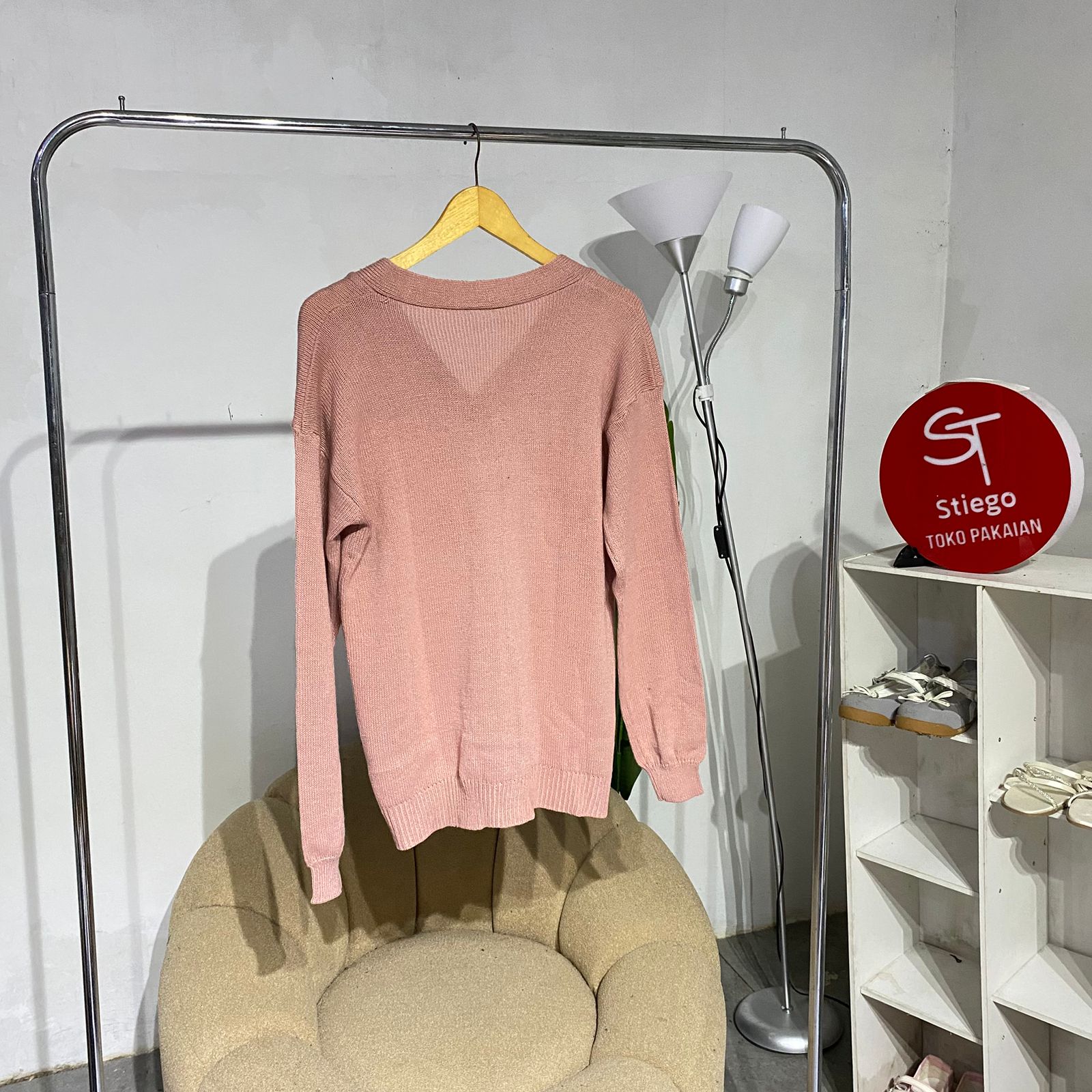 Atasan manita knit cardigan  1266